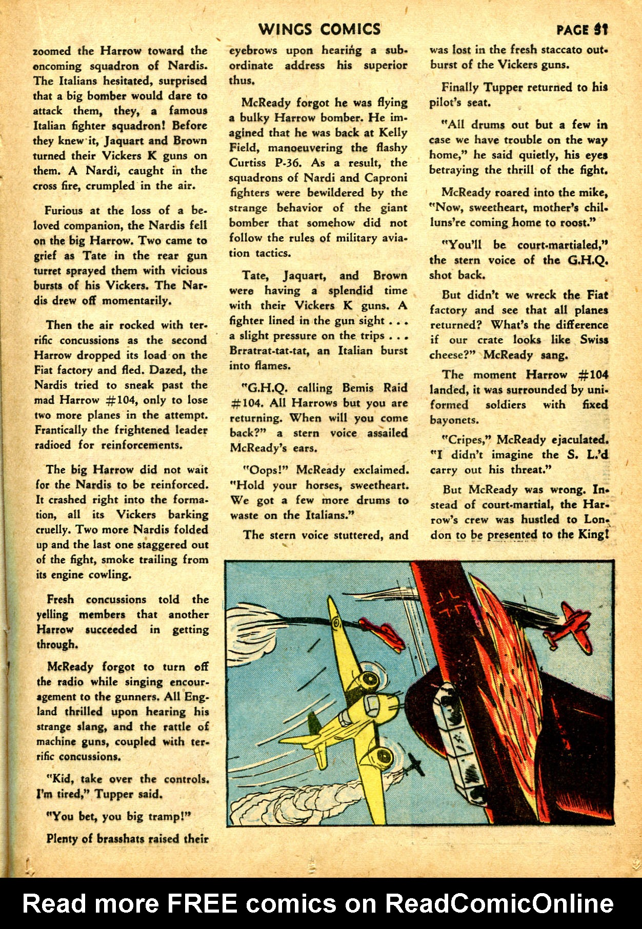 Read online Wings Comics comic -  Issue #6 - 33