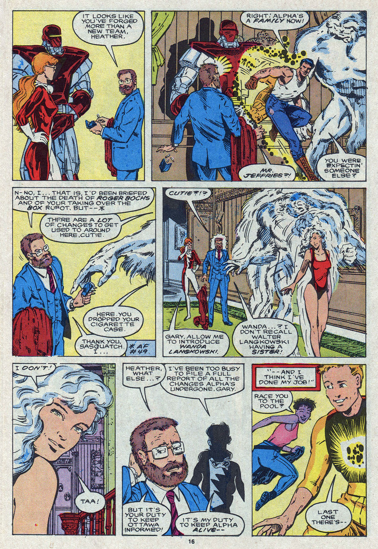 Read online Alpha Flight (1983) comic -  Issue #51 - 21