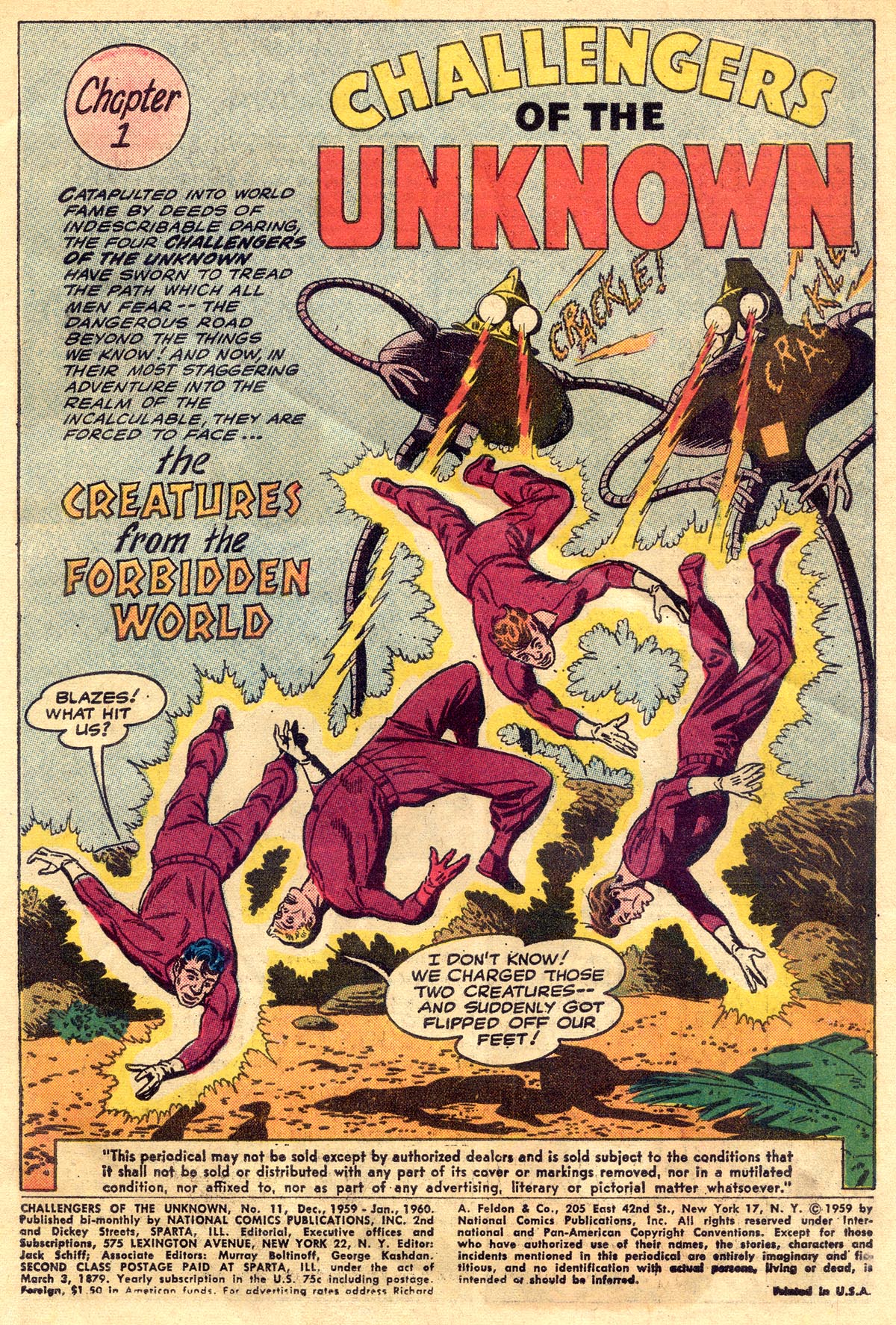 Challengers of the Unknown (1958) Issue #11 #11 - English 3