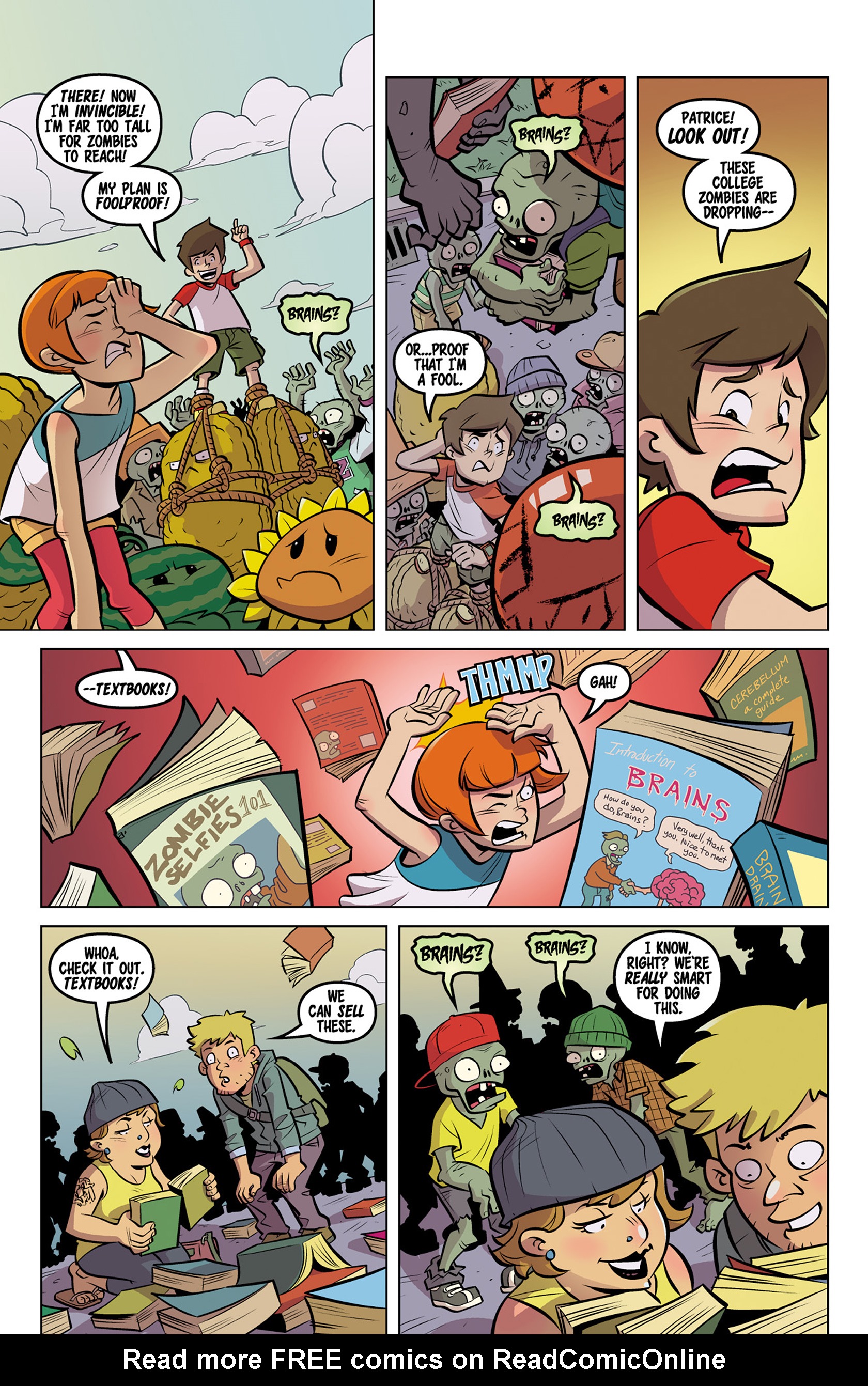 Read online Plants vs. Zombies: Bully For You comic -  Issue #3 - 4