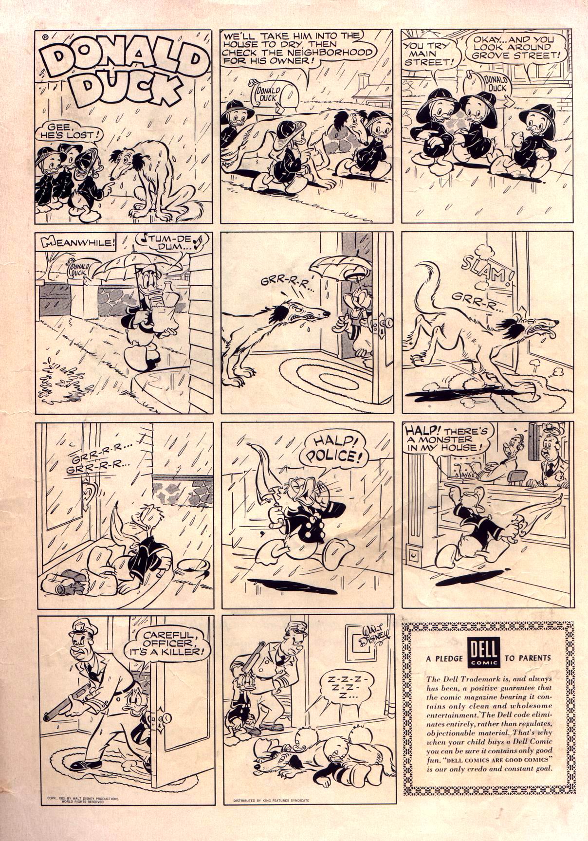 Read online Walt Disney's Comics and Stories comic -  Issue #185 - 35