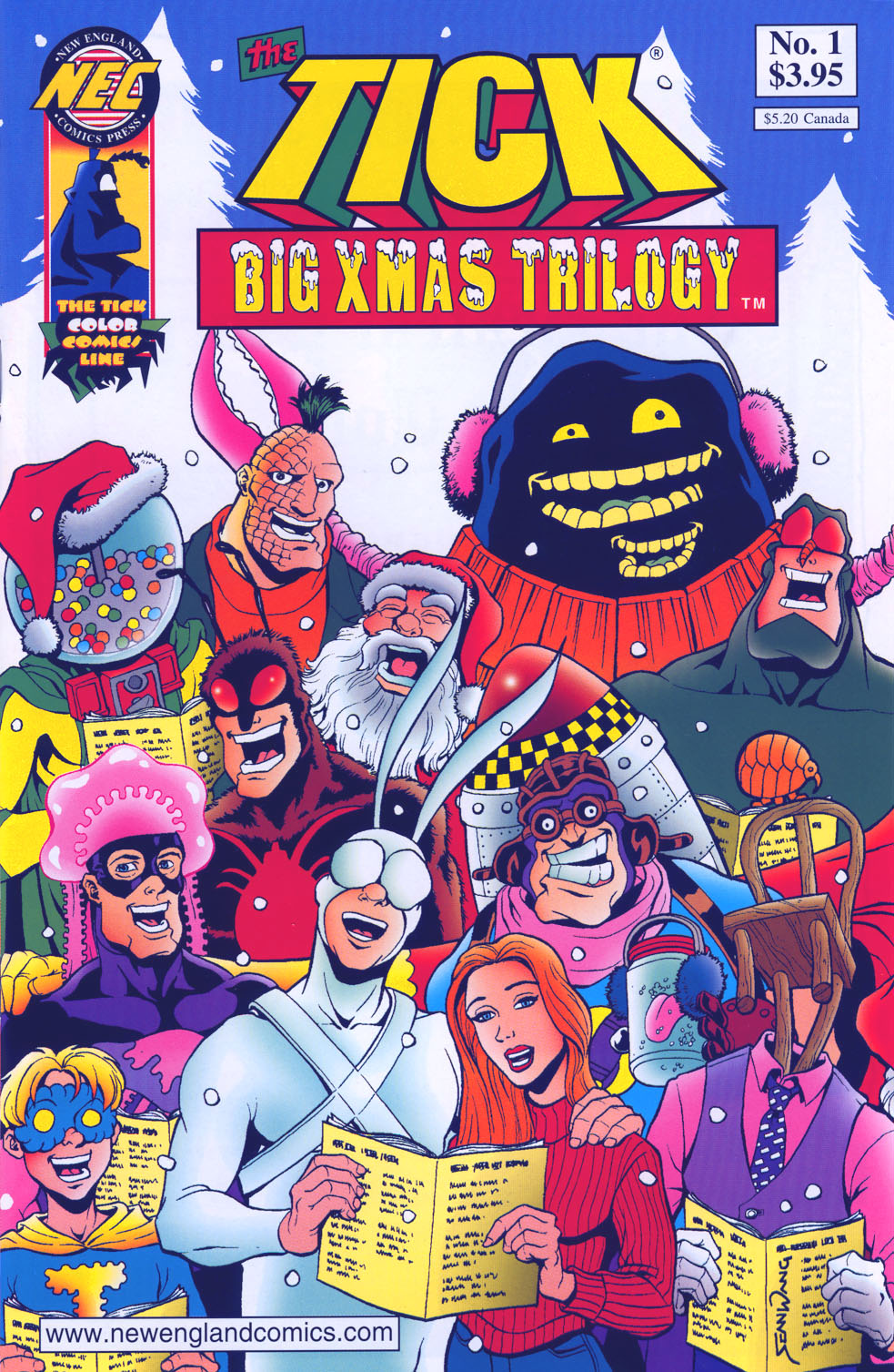 Read online The Tick's Big Xmas Trilogy comic -  Issue #1 - 1