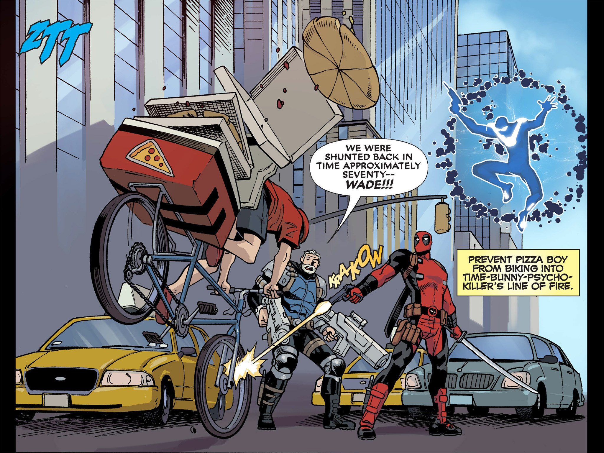 Read online Deadpool & Cable: Split Second Infinite Comic comic -  Issue #3 - 37