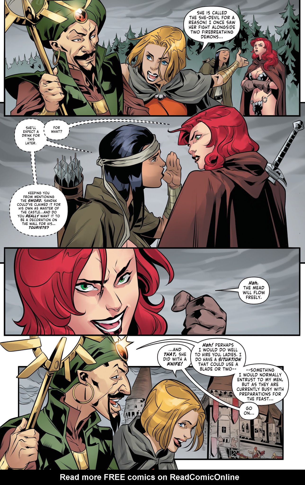 Read online Red Sonja Vol. 4 comic -  Issue #18 - 23