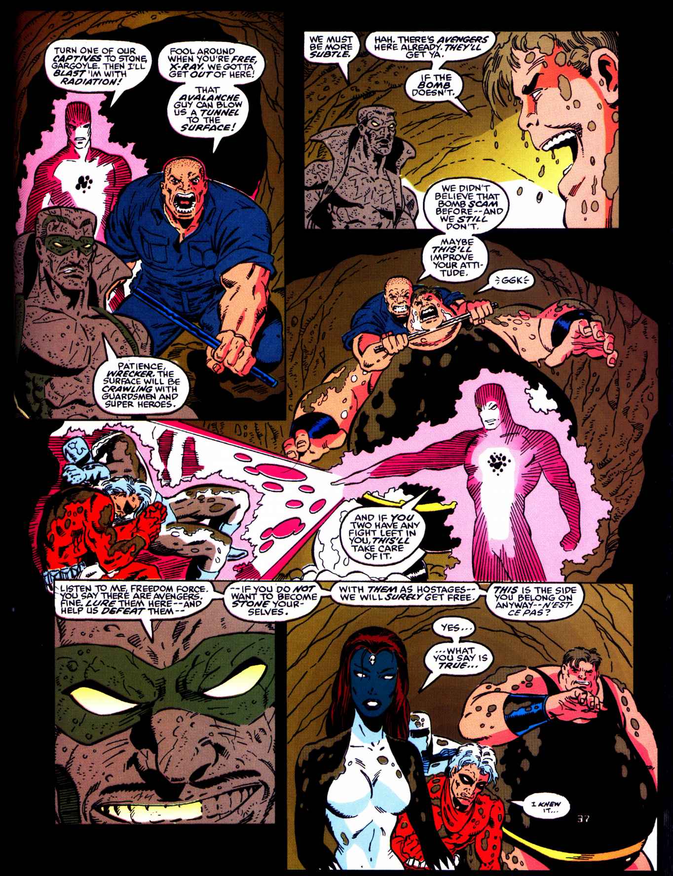 Read online Marvel Graphic Novel comic -  Issue #68 - Avengers - Death Trap - The Vault - 38