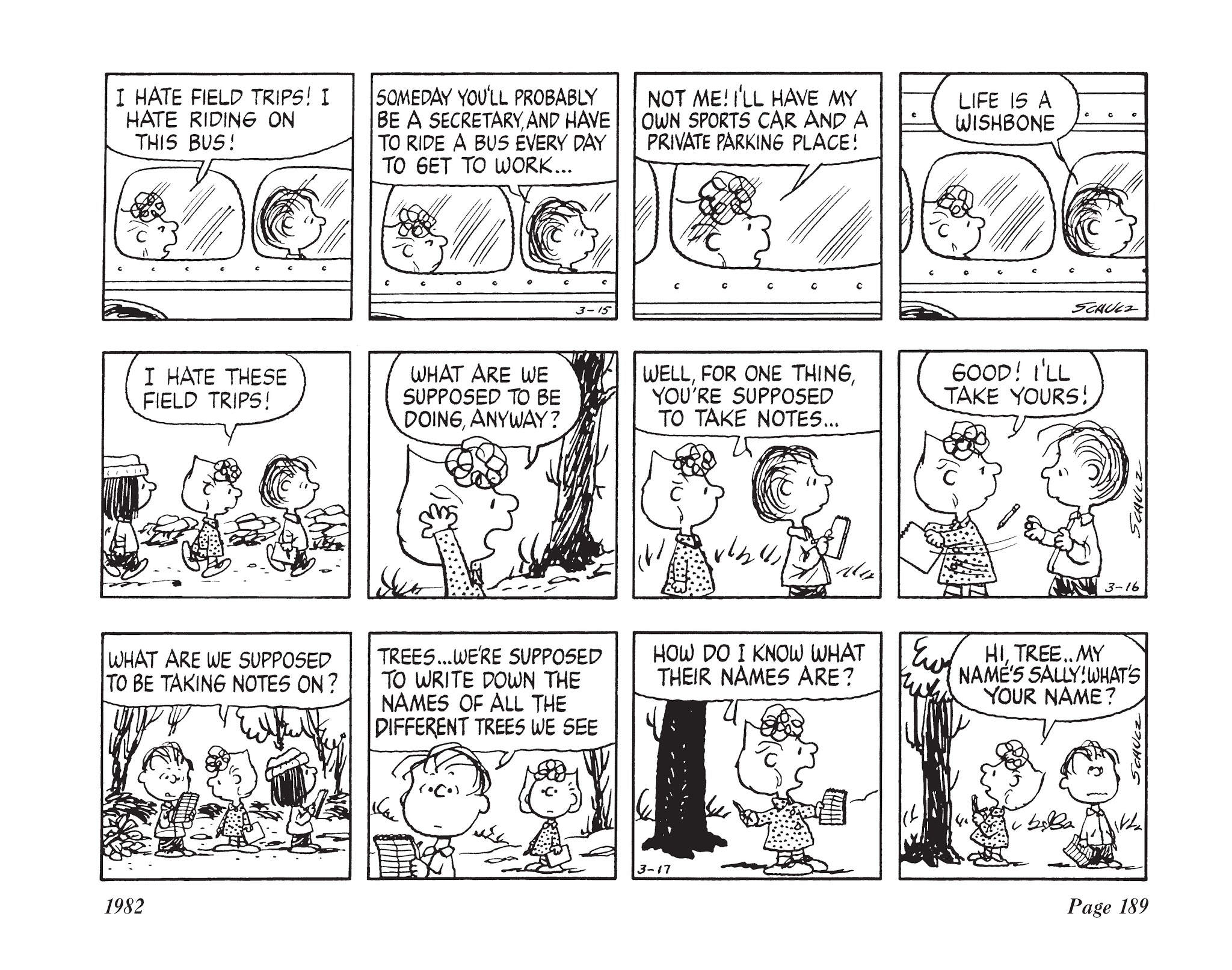 Read online The Complete Peanuts comic -  Issue # TPB 16 - 207