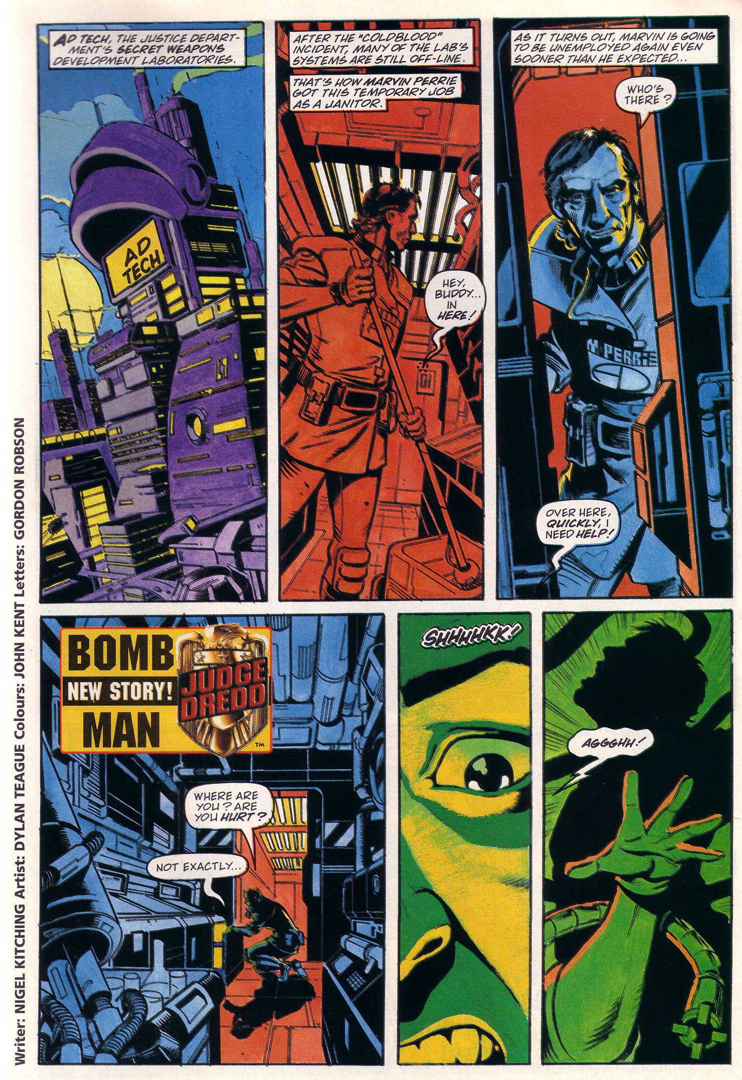 Read online Judge Dredd Lawman of the Future comic -  Issue #15 - 3