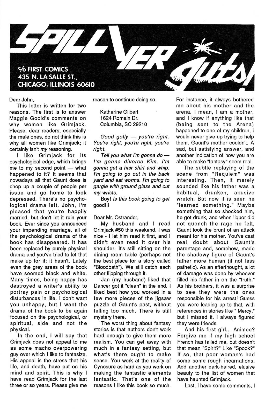 Read online Grimjack comic -  Issue #52 - 33