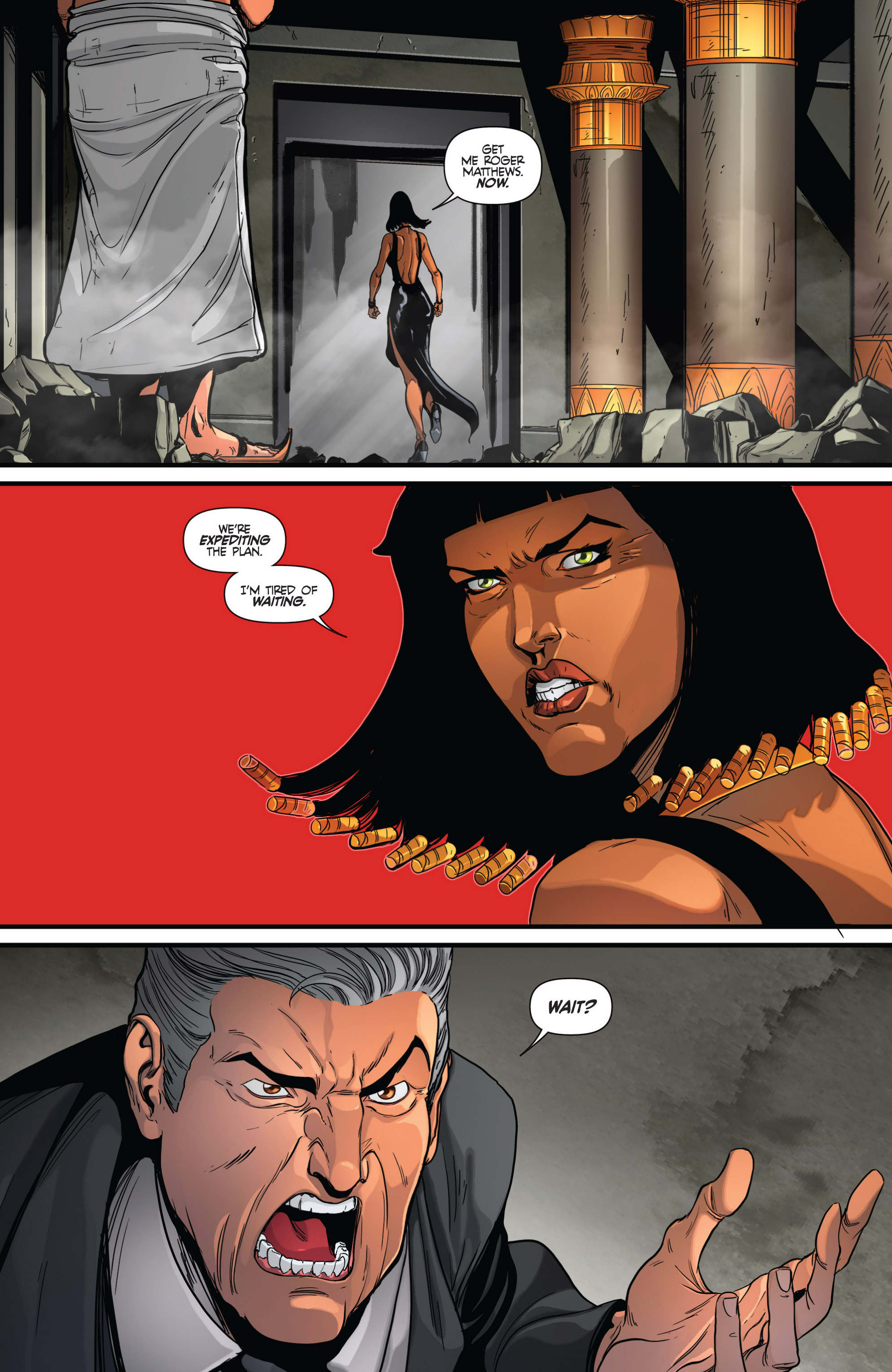 Read online Van Helsing vs The Mummy of Amun-Ra comic -  Issue #4 - 16