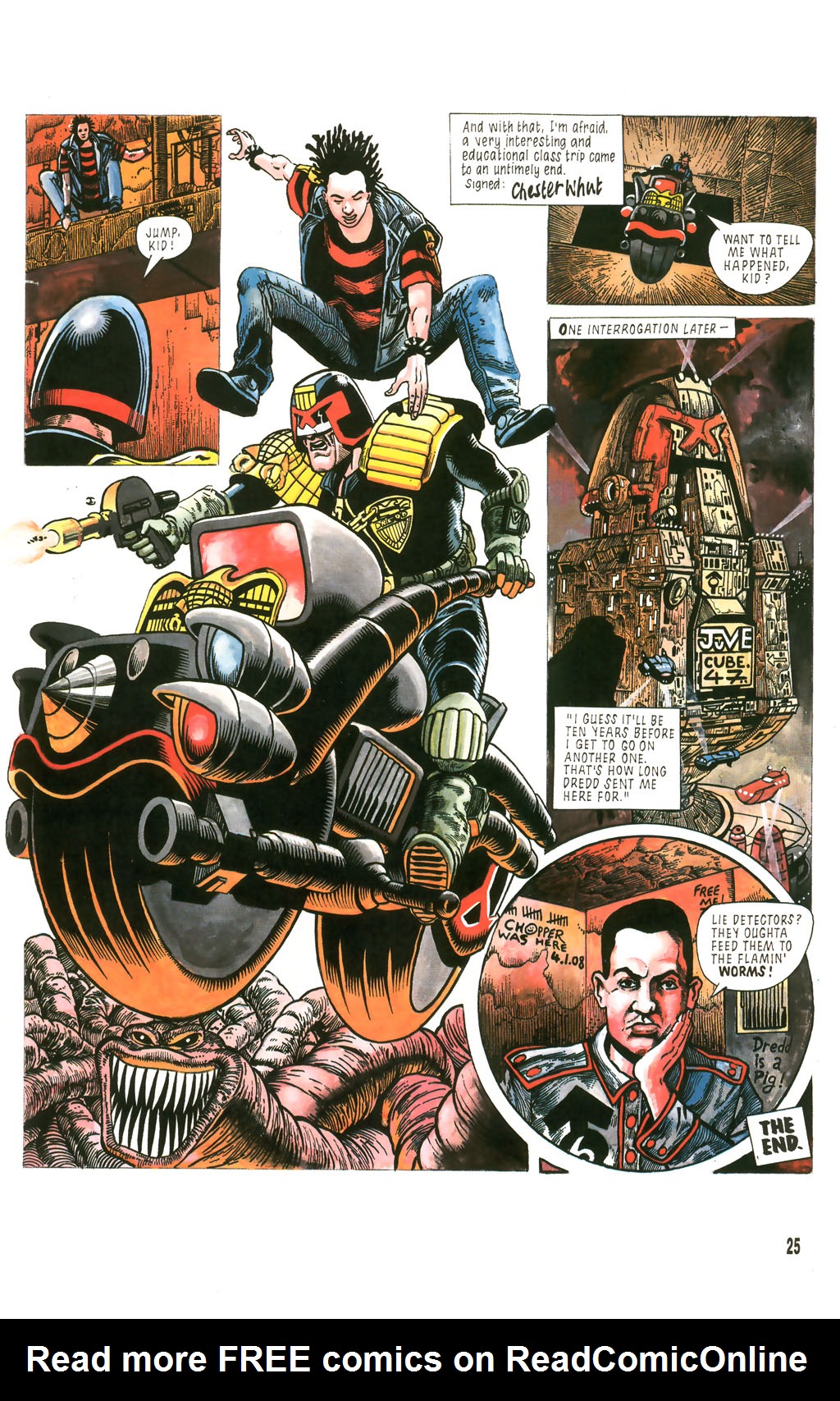 Read online Dredd Rules! comic -  Issue #1 - 22