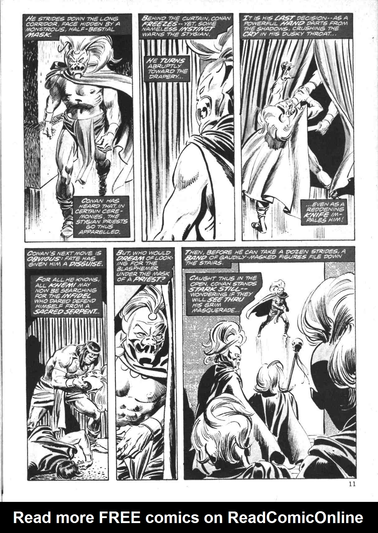 Read online The Savage Sword Of Conan comic -  Issue #10 - 11