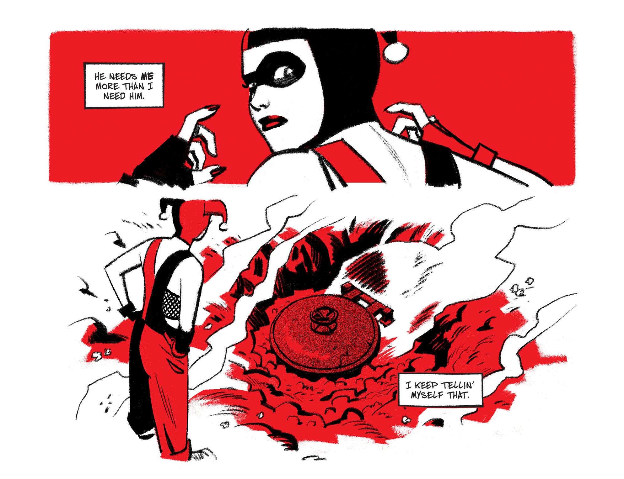Read online Harley Quinn Black   White   Red comic -  Issue #14 - 16