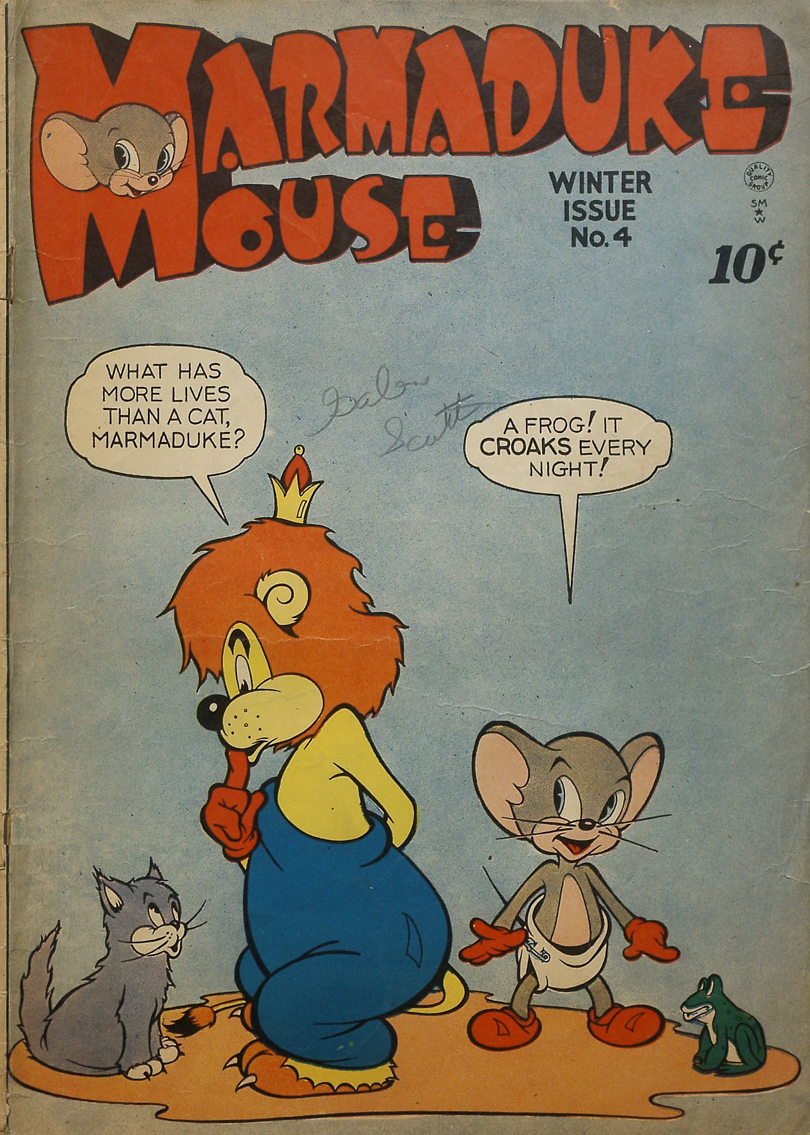 Read online Marmaduke Mouse comic -  Issue #4 - 1