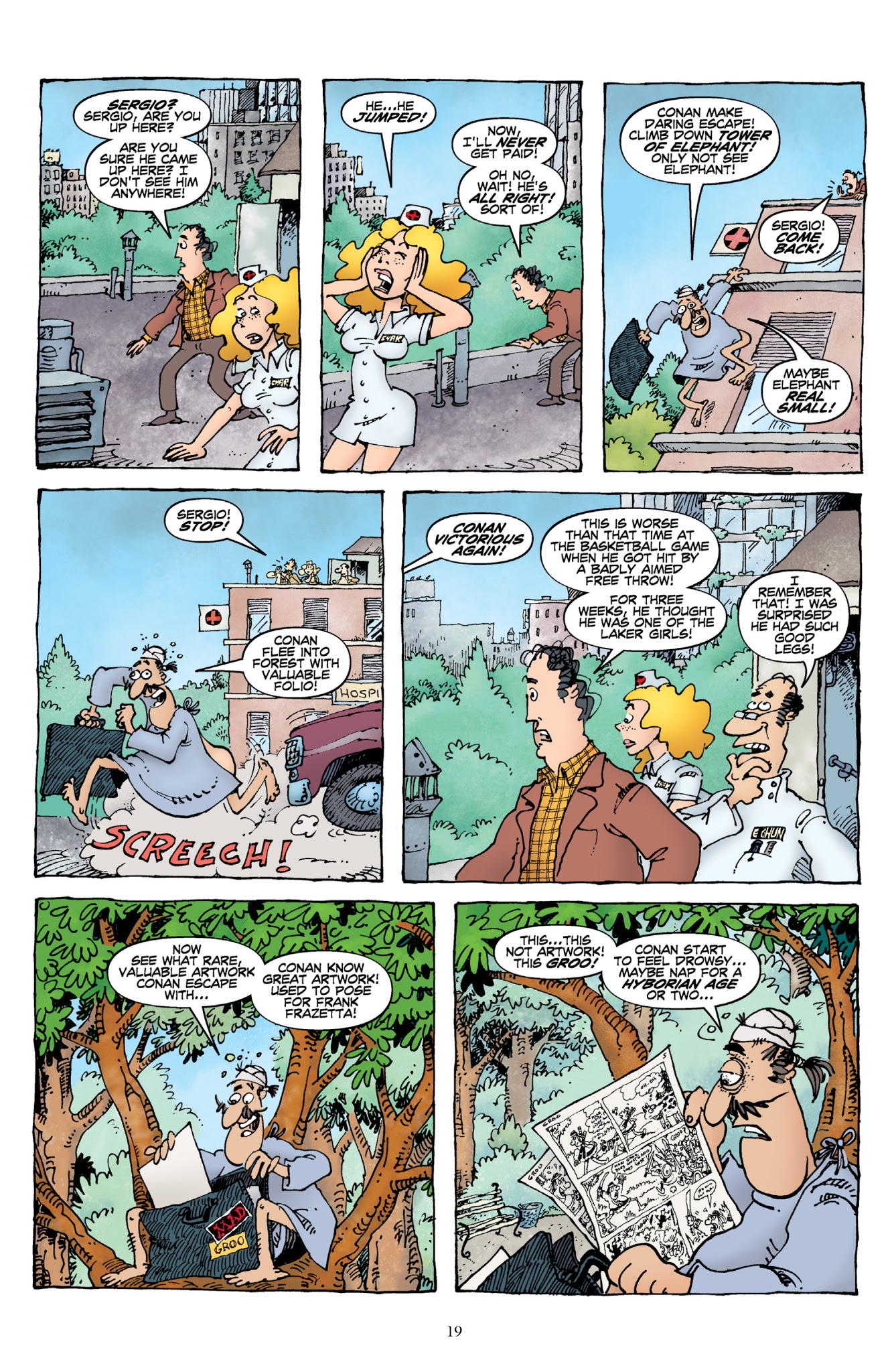 Read online Groo vs. Conan comic -  Issue # TPB - 21