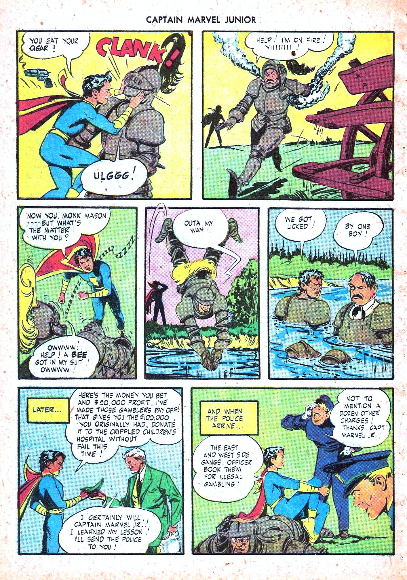 Read online Captain Marvel, Jr. comic -  Issue #35 - 32