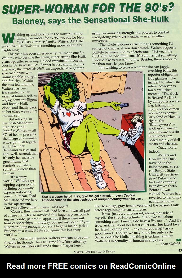 Read online Marvel: The Year-in-Review comic -  Issue #2 - 41