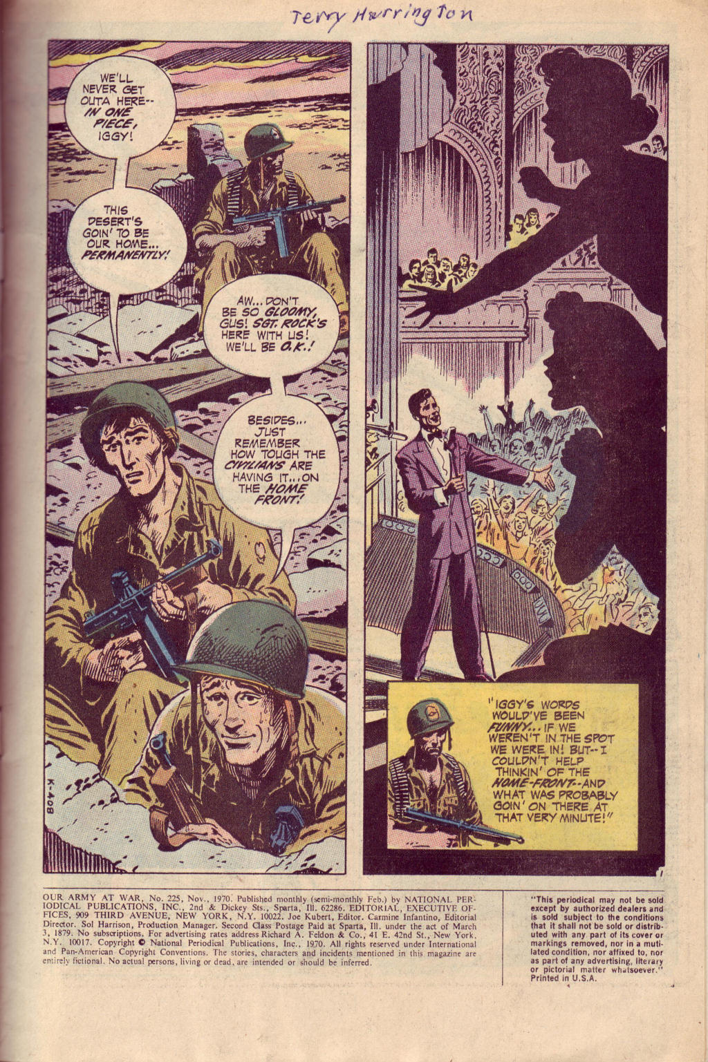 Read online Our Army at War (1952) comic -  Issue #225 - 3