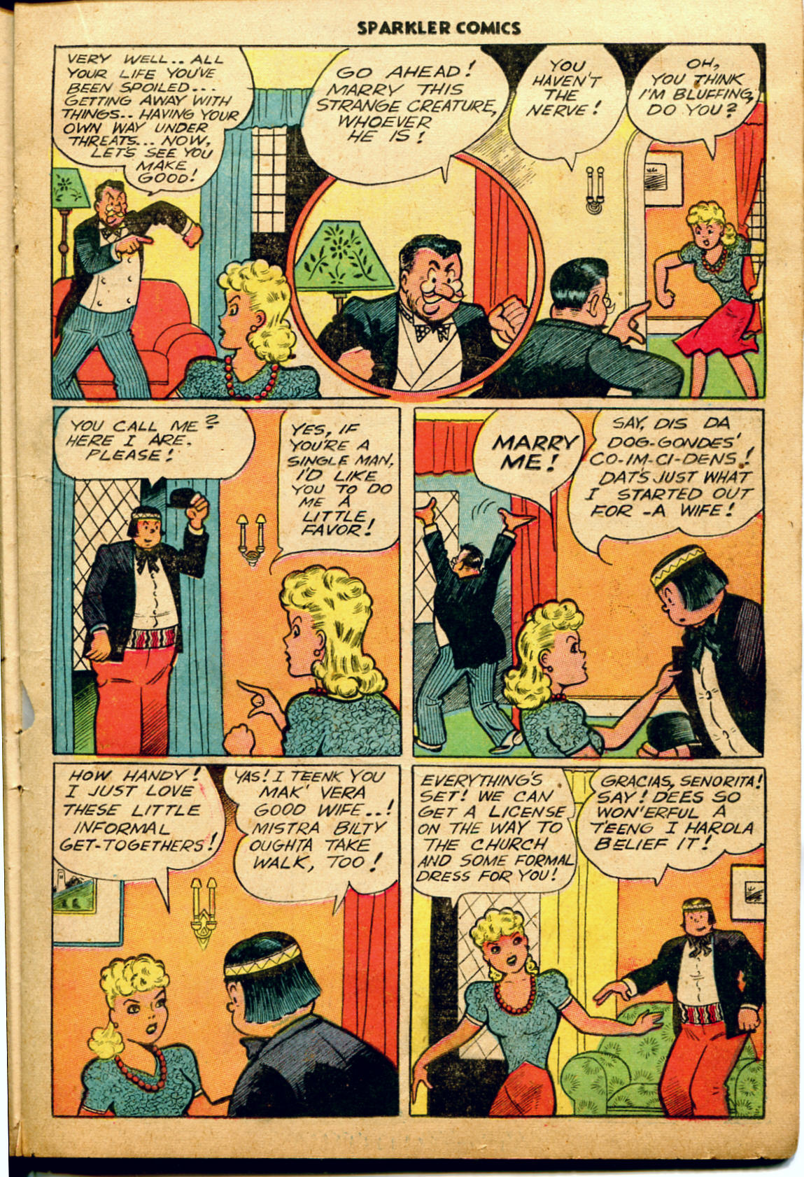 Read online Sparkler Comics comic -  Issue #50 - 23