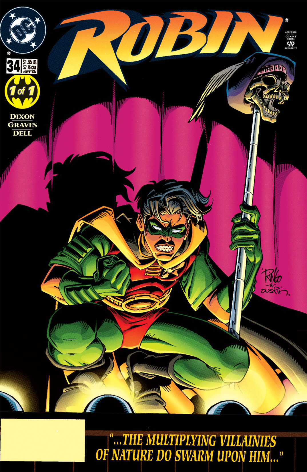 Read online Robin (1993) comic -  Issue #34 - 1