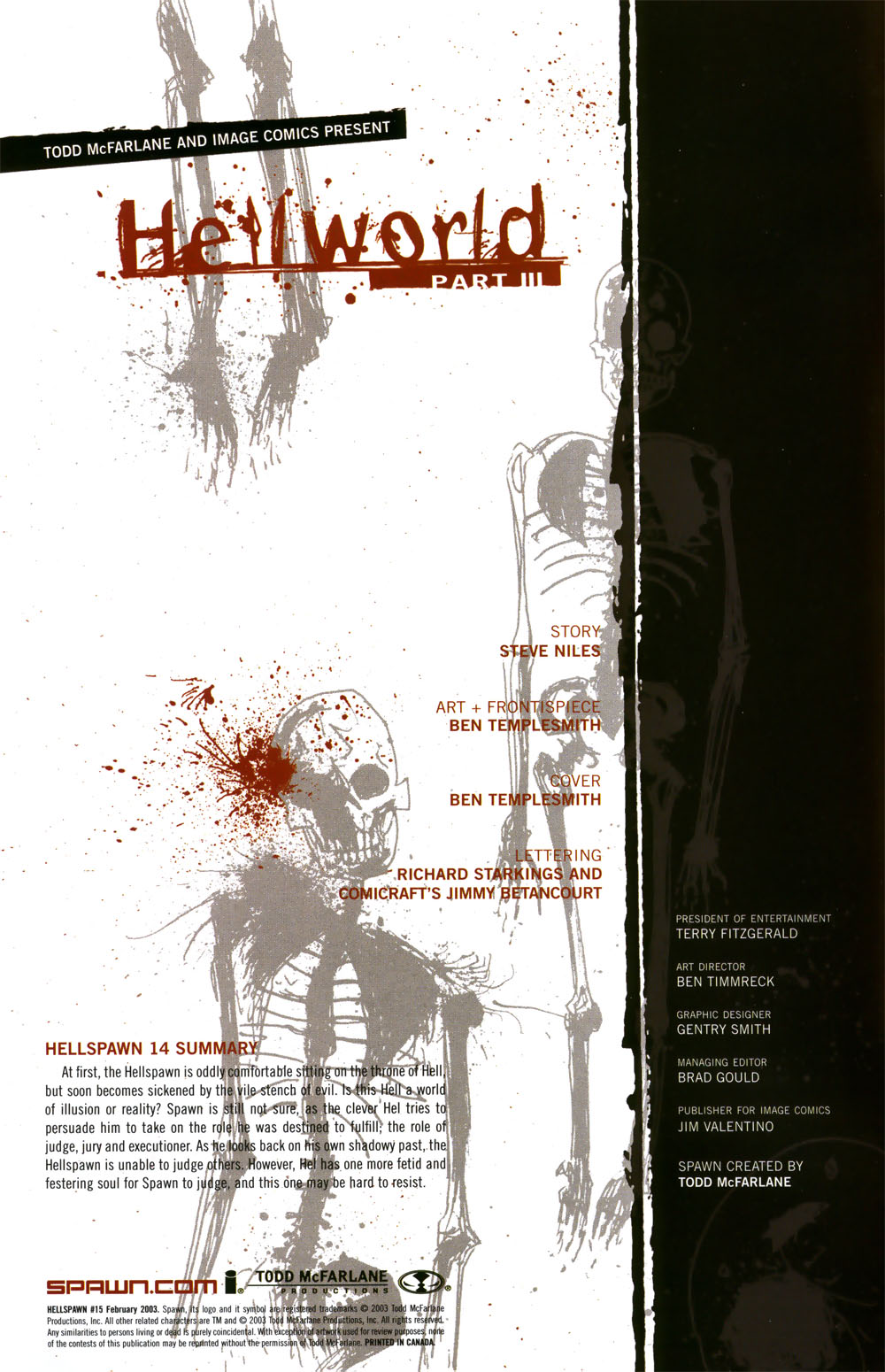 Read online Hellspawn comic -  Issue #15 - 2