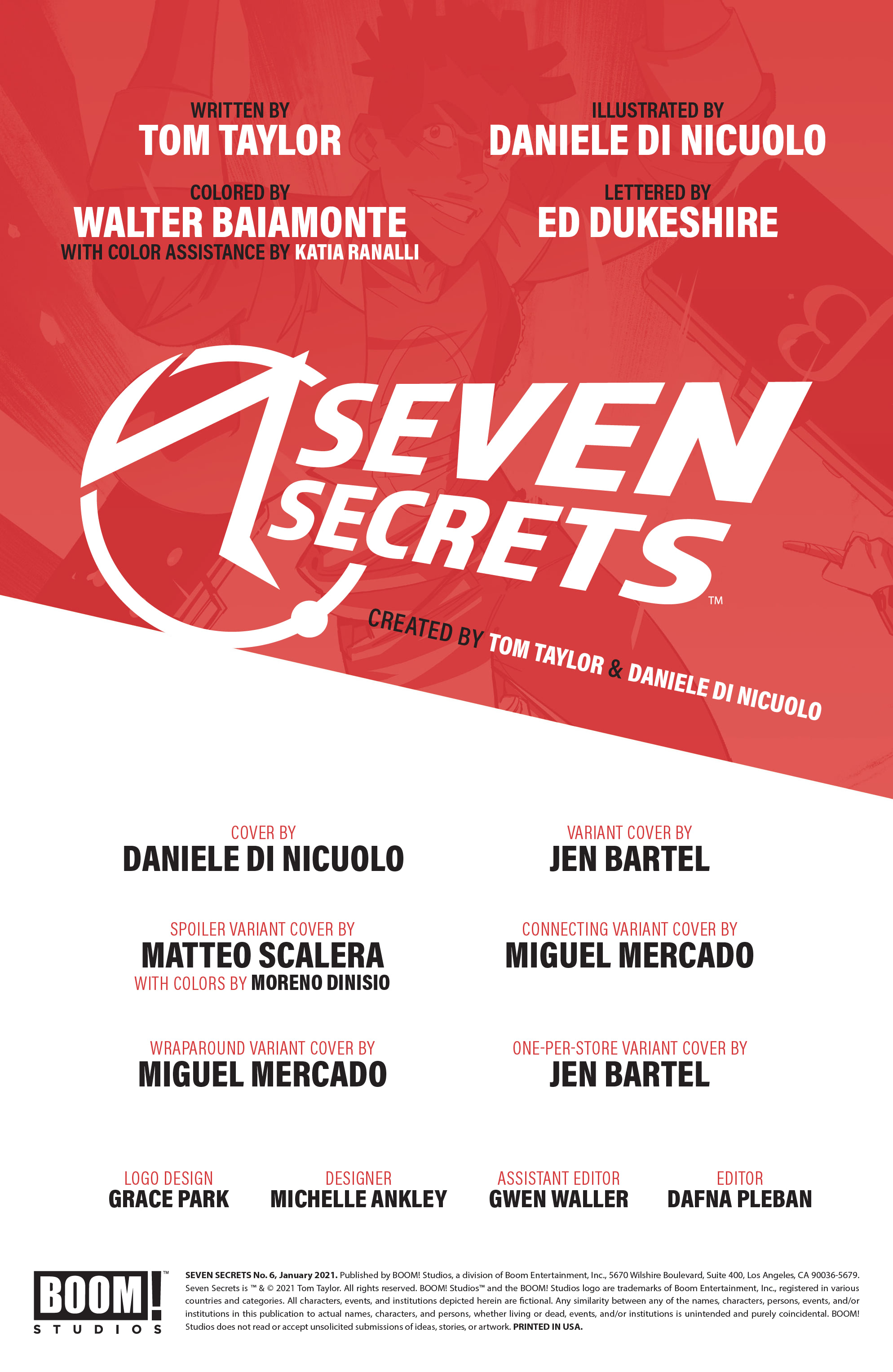 Read online Seven Secrets comic -  Issue #6 - 2