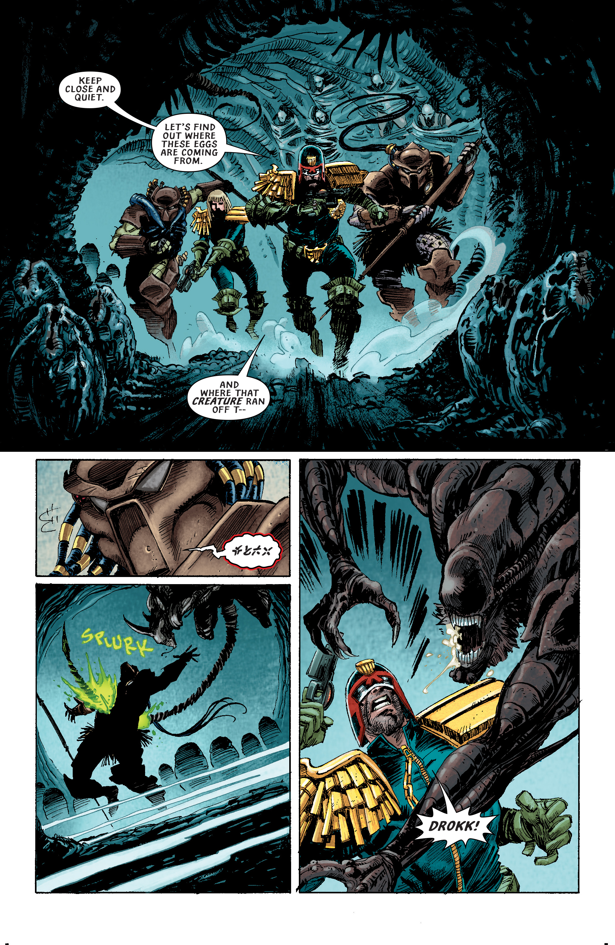 Read online Predator Vs. Judge Dredd Vs. Aliens comic -  Issue #4 - 17