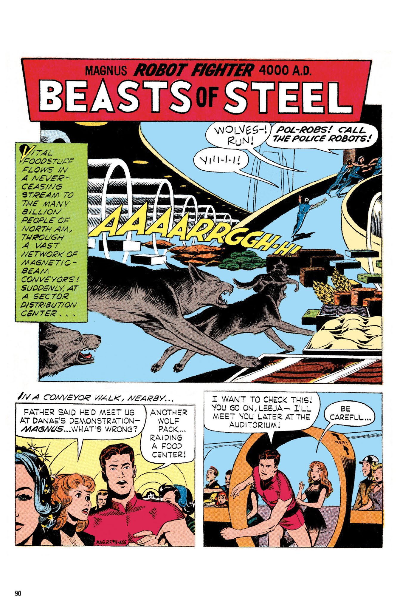 Read online Magnus, Robot Fighter Archives comic -  Issue # TPB 2 (Part 1) - 90