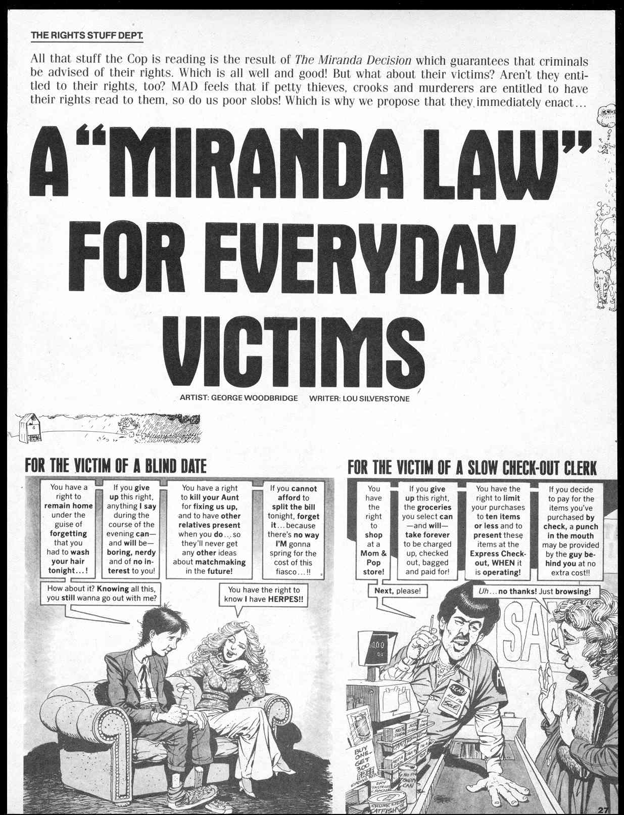 Read online MAD comic -  Issue #260 - 29