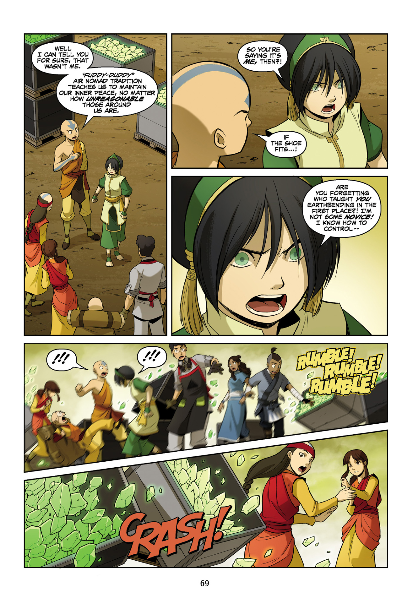 Read online Nickelodeon Avatar: The Last Airbender - The Rift comic -  Issue # Part 1 - 69