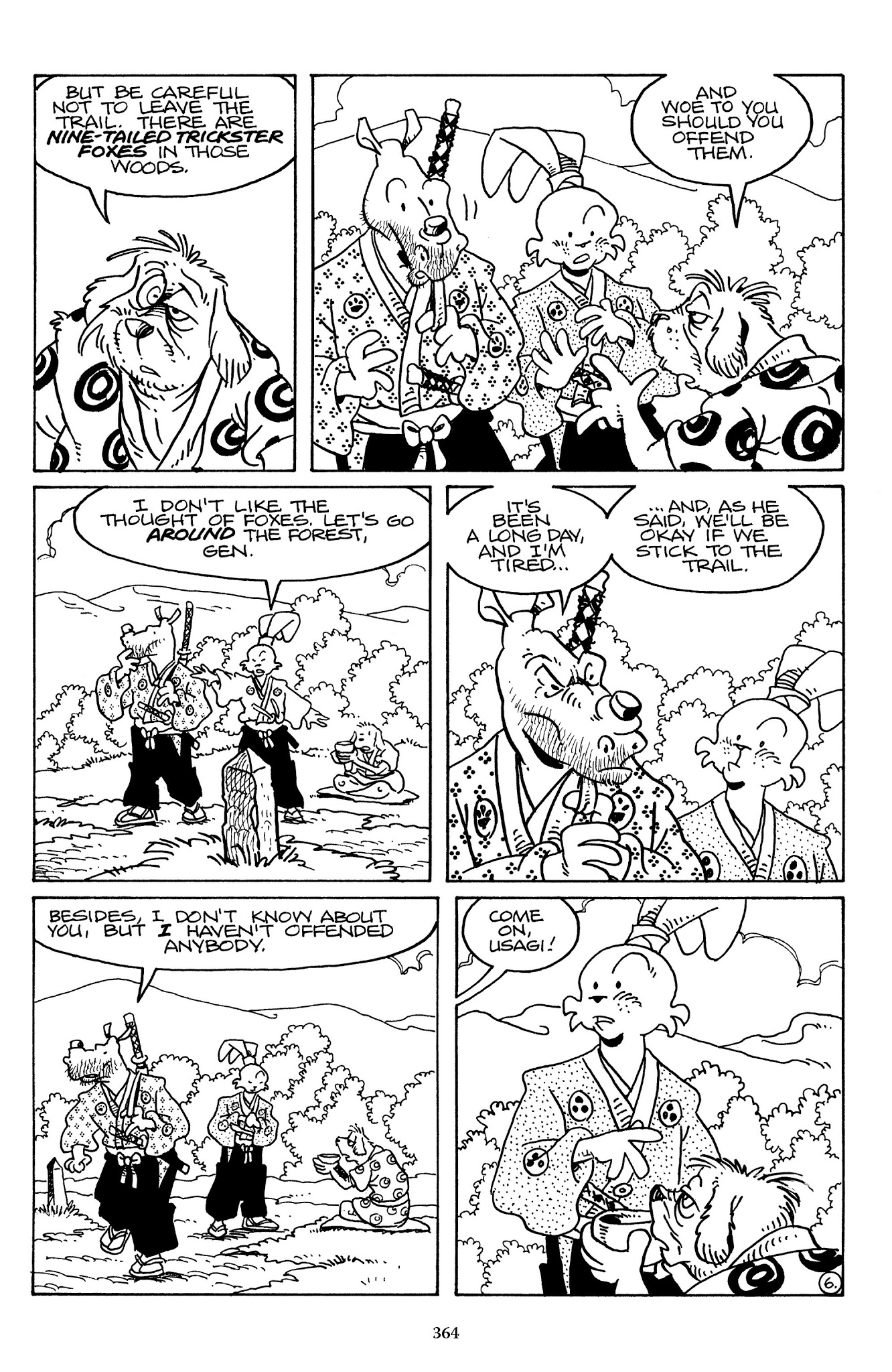 Read online The Usagi Yojimbo Saga comic -  Issue # TPB 6 - 362