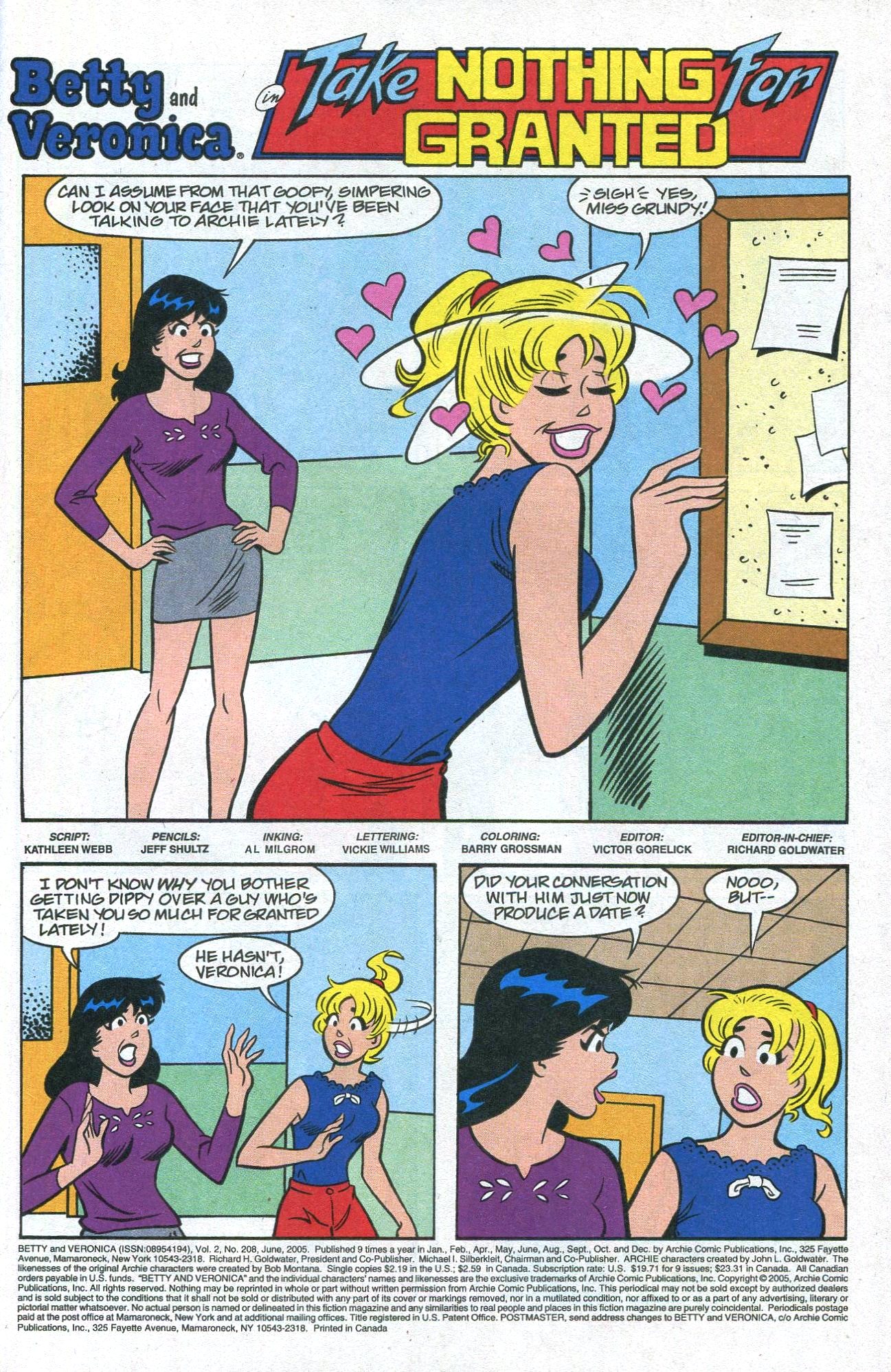 Read online Betty and Veronica (1987) comic -  Issue #208 - 3