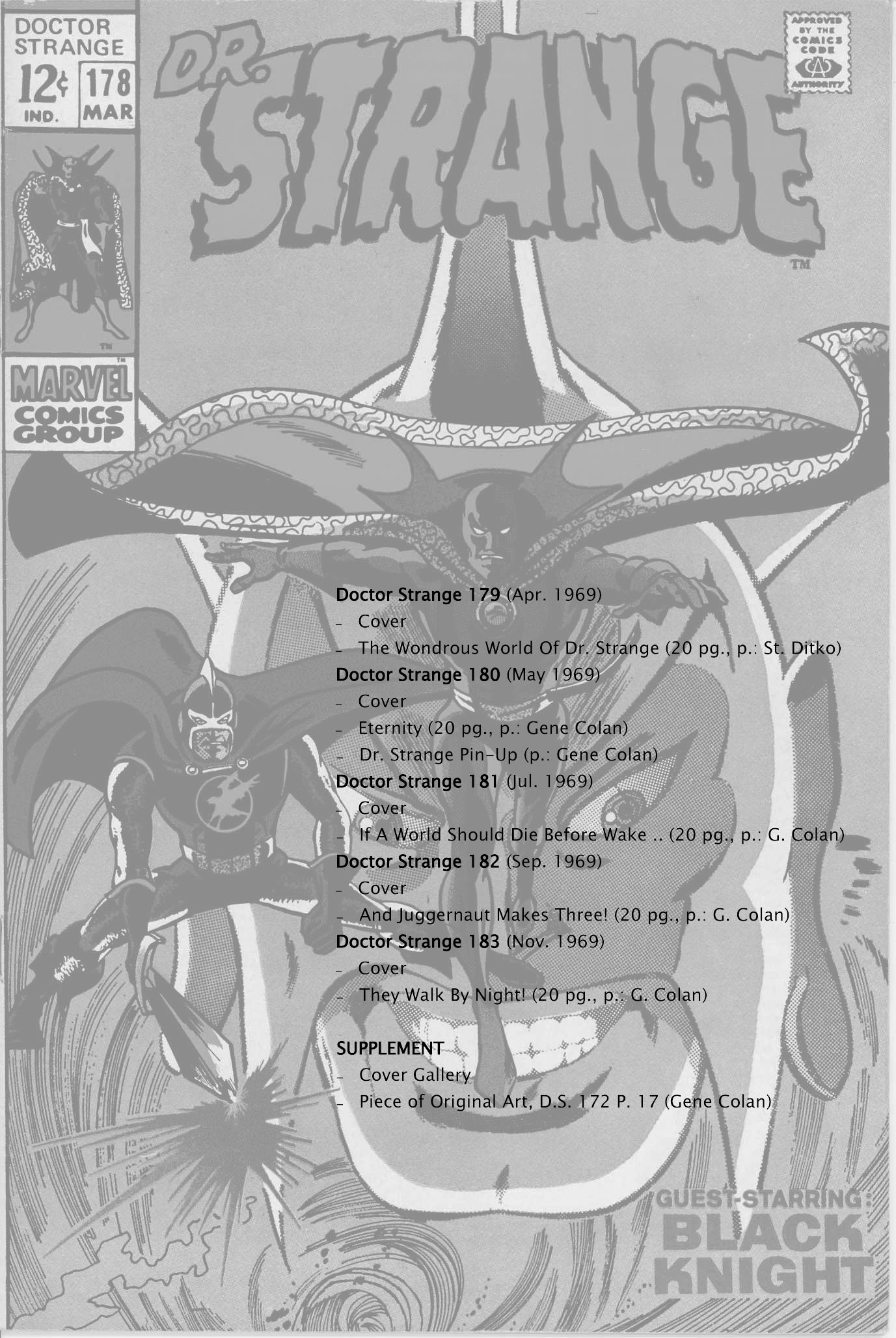 Read online Marvel Masterworks: Doctor Strange comic -  Issue # TPB 3 - 4