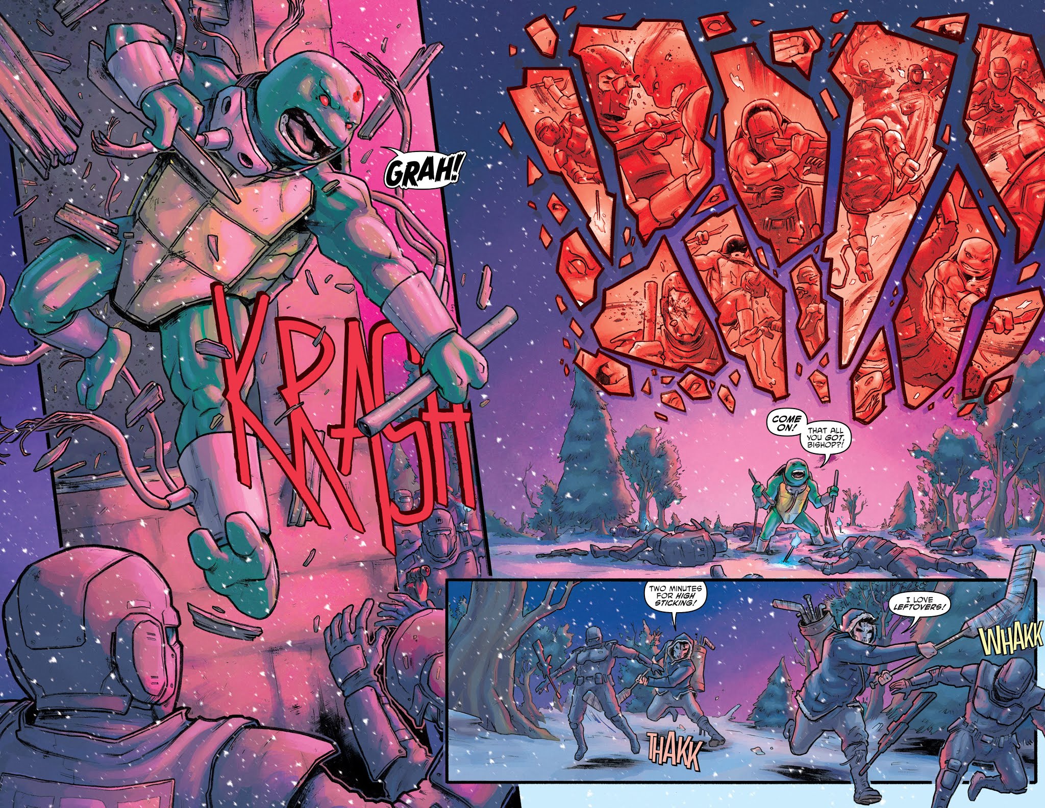 Read online Teenage Mutant Ninja Turtles: Macro-Series comic -  Issue #4 - 26