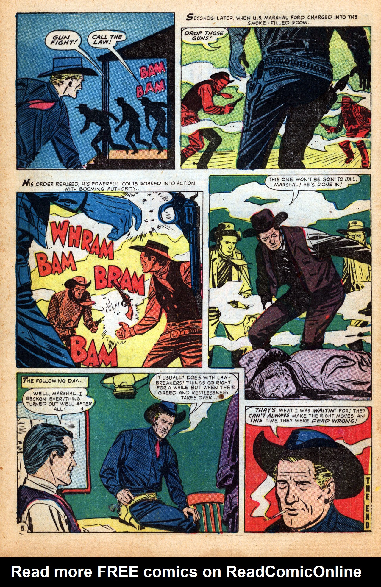 Read online Western Outlaws (1954) comic -  Issue #20 - 32