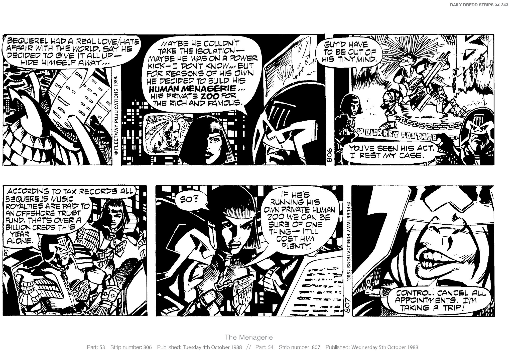 Read online Judge Dredd: The Daily Dredds comic -  Issue # TPB 2 - 346