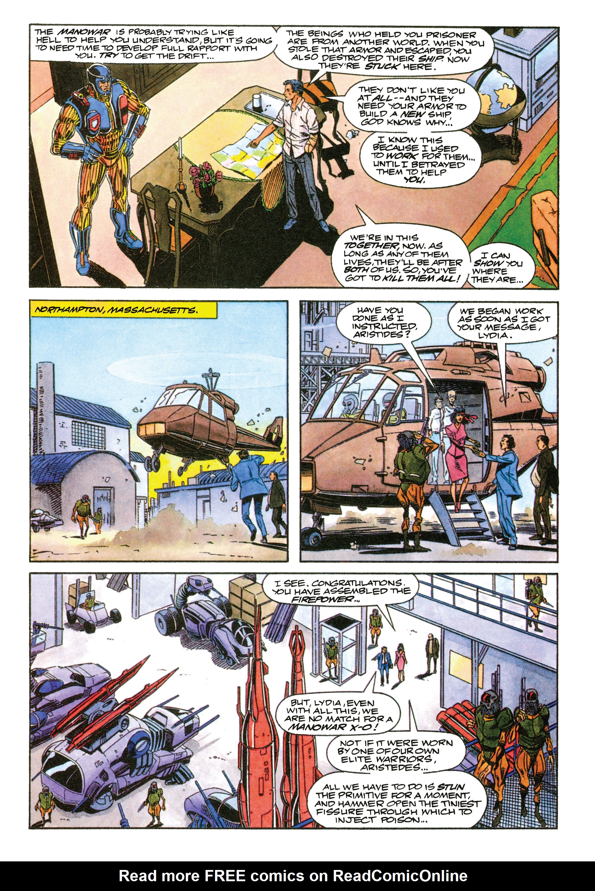 Read online Valiant Masters X-O Manowar: Into the Fire comic -  Issue # TPB (Part 1) - 65