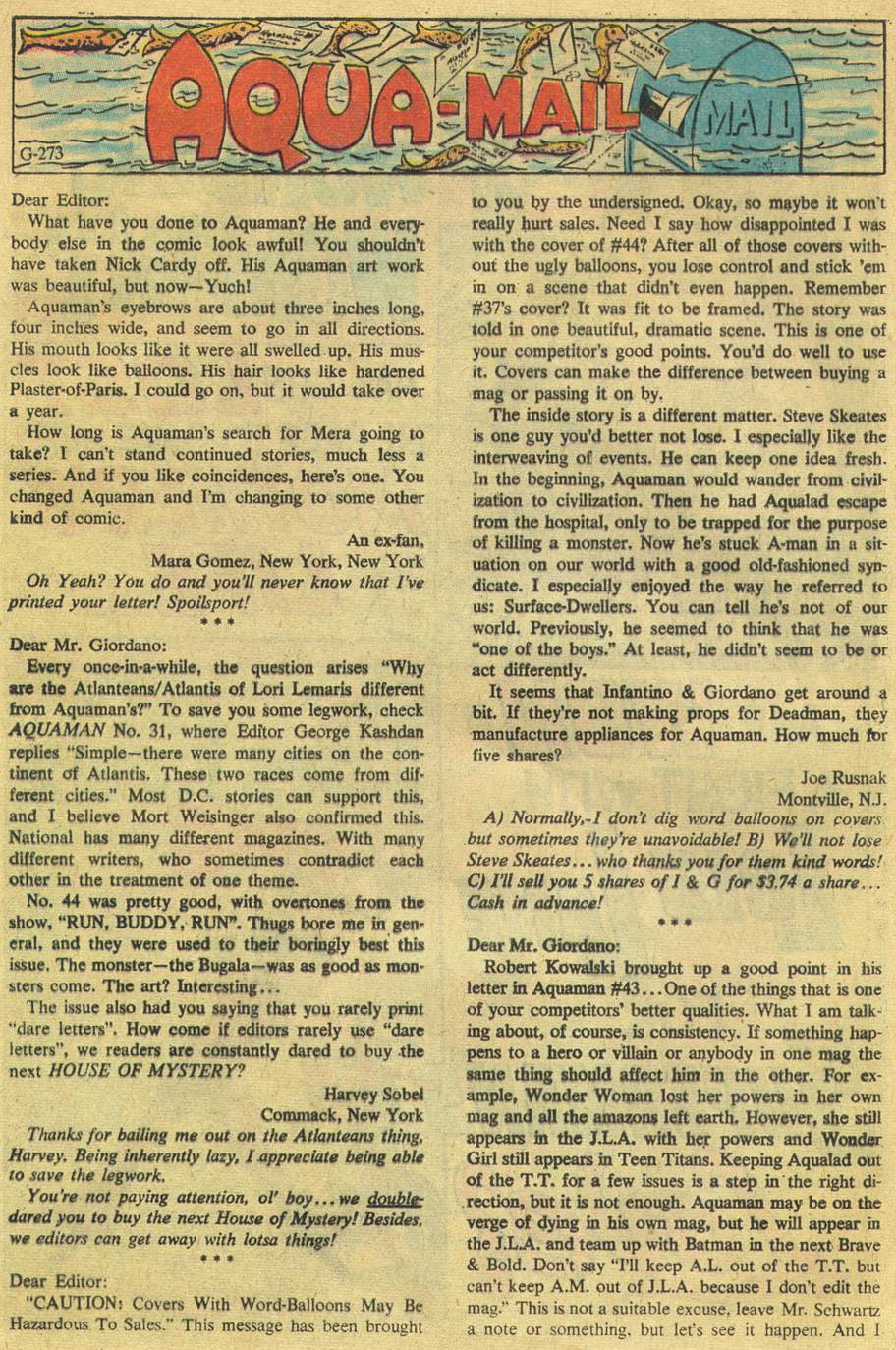 Read online Aquaman (1962) comic -  Issue #46 - 32