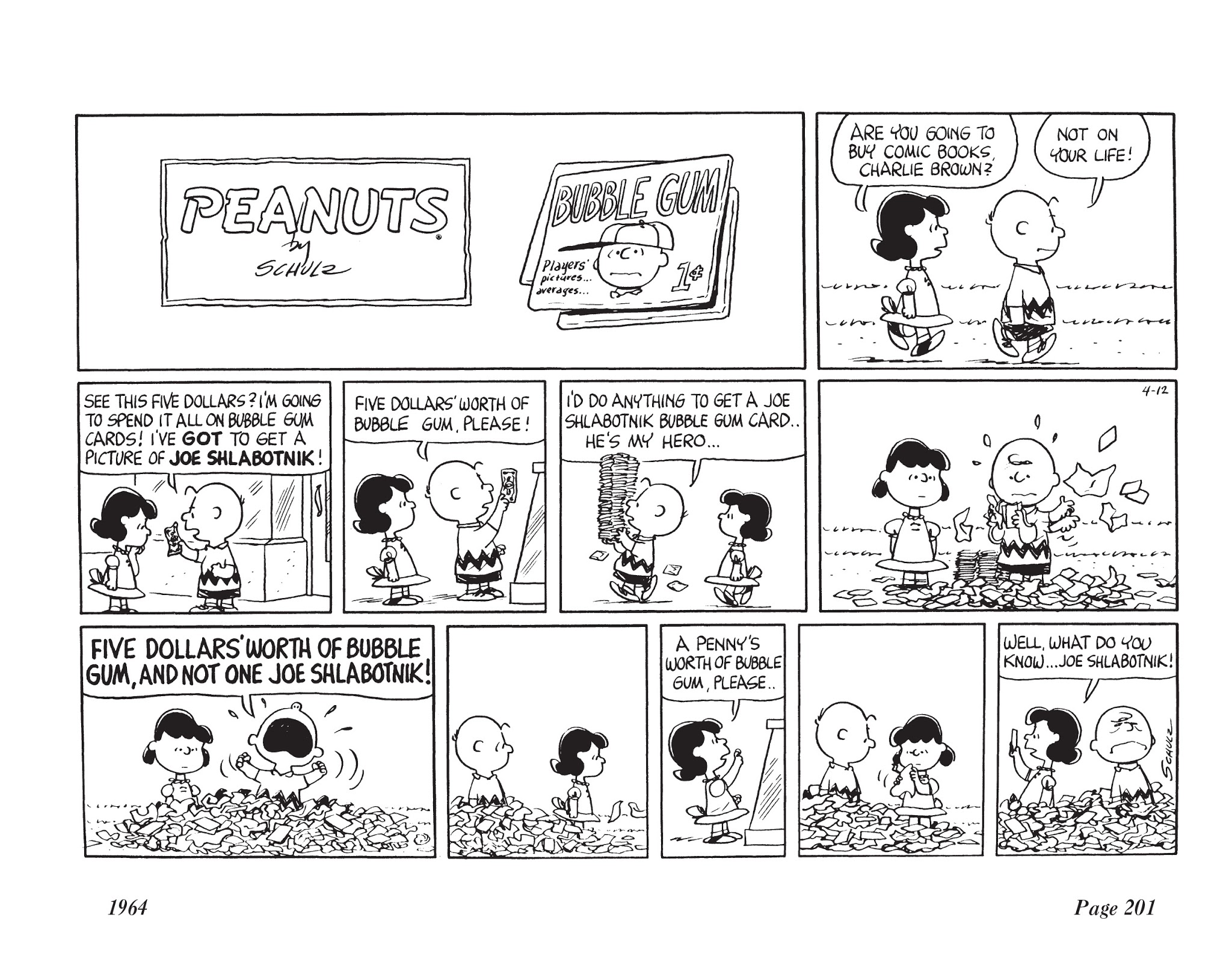 Read online The Complete Peanuts comic -  Issue # TPB 7 - 212