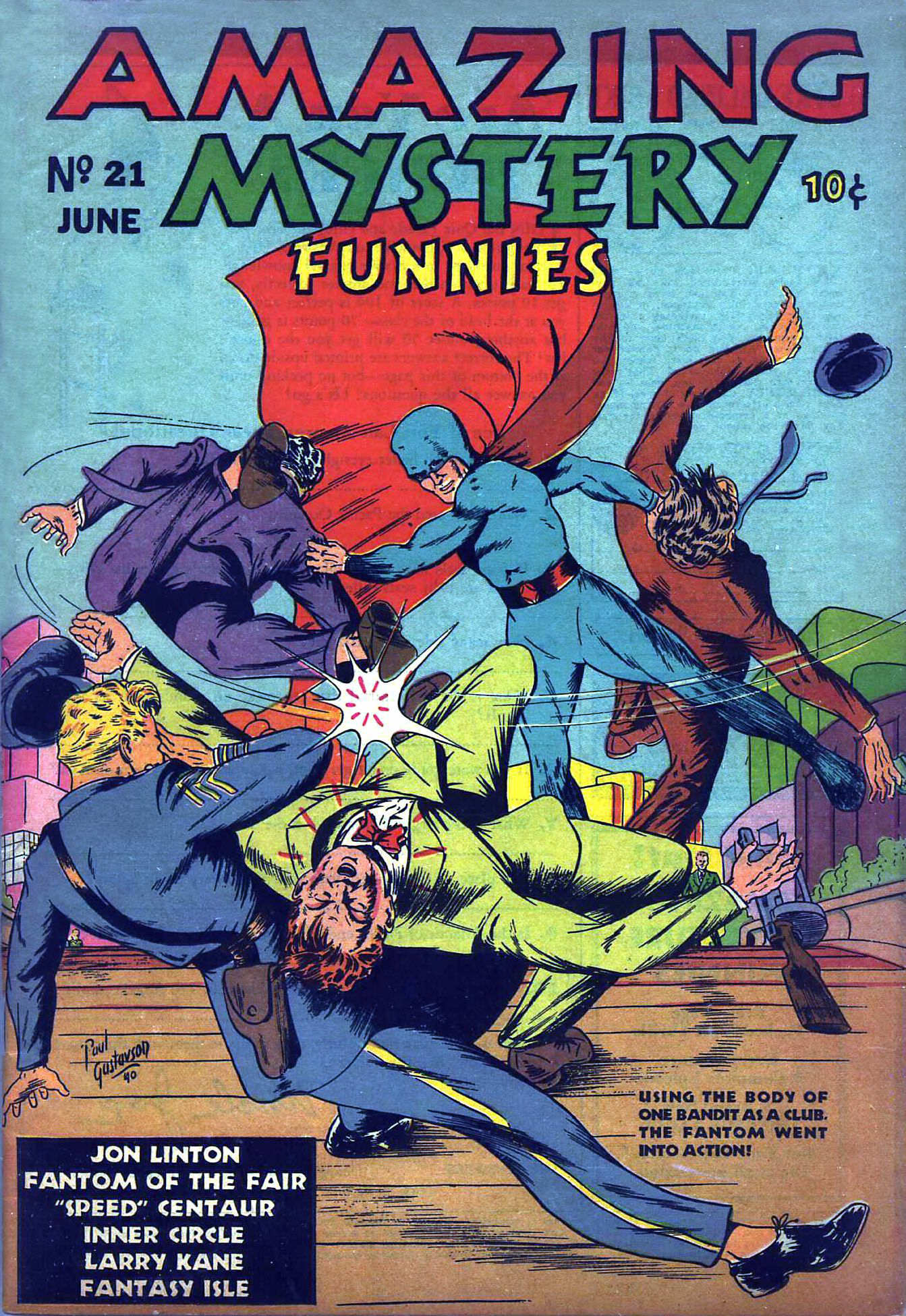 Read online Amazing Mystery Funnies comic -  Issue #21 - 1
