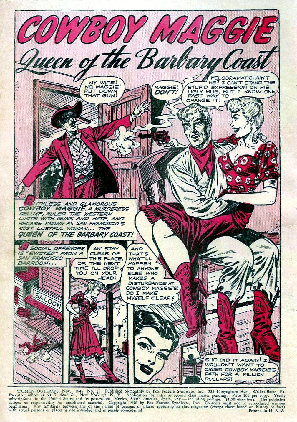 Read online Women Outlaws comic -  Issue #3 - 2