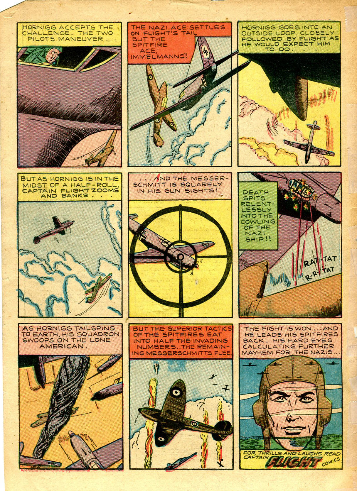 Read online Captain Flight Comics comic -  Issue #8 - 50