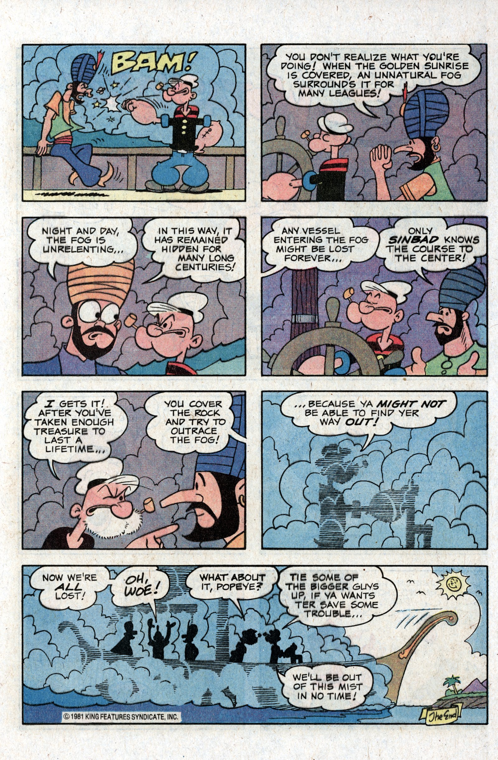 Read online Popeye (1948) comic -  Issue #166 - 17