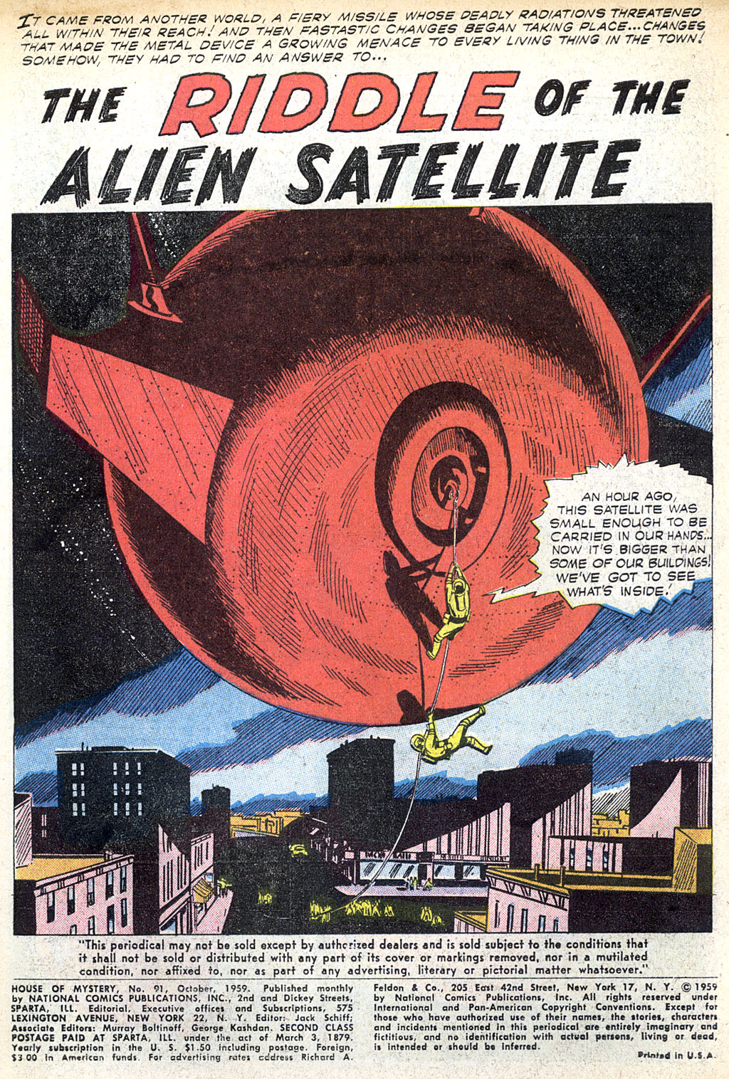 Read online House of Mystery (1951) comic -  Issue #91 - 3