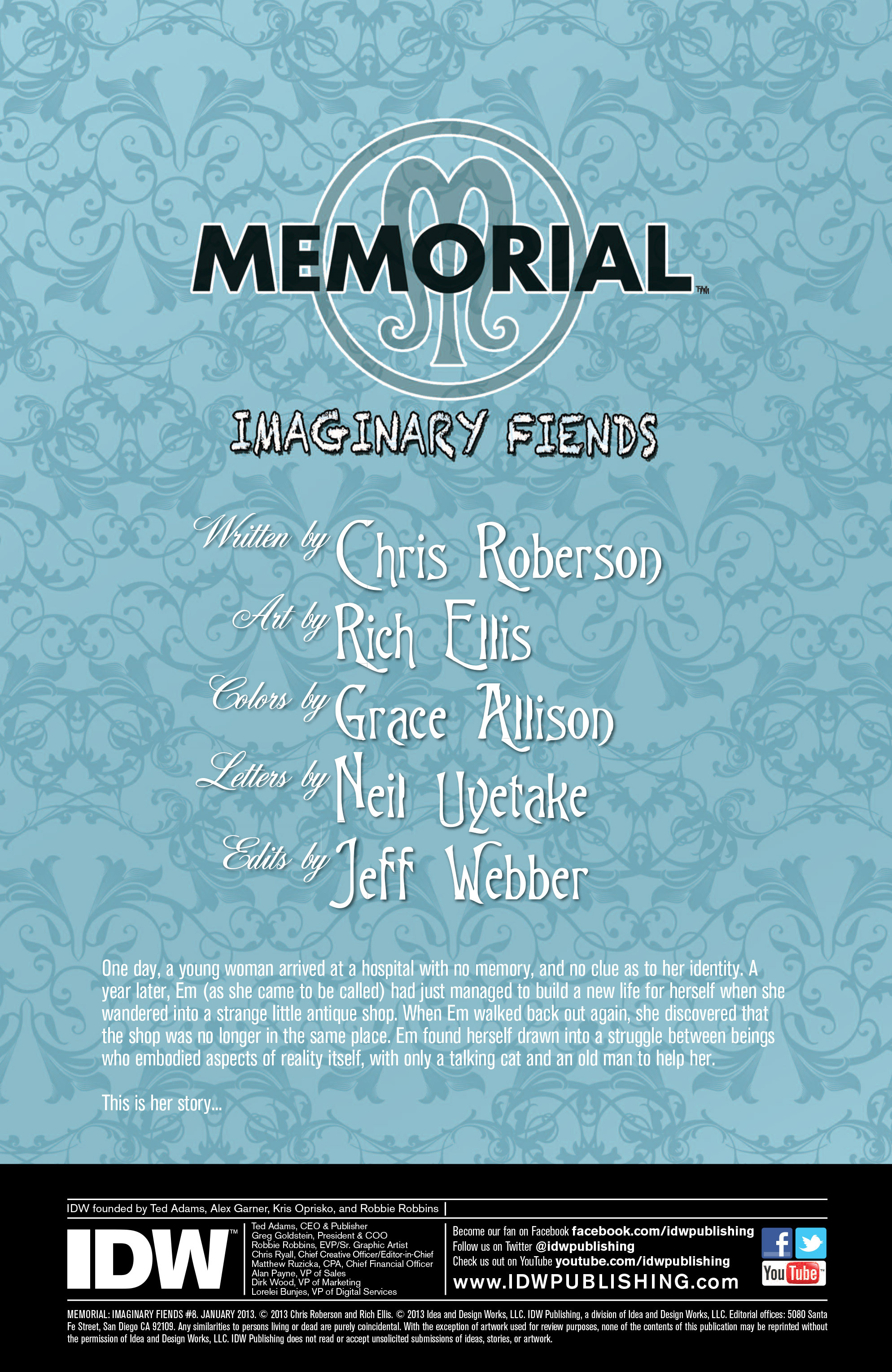 Read online Memorial: Imaginary Fiends comic -  Issue #8 - 2