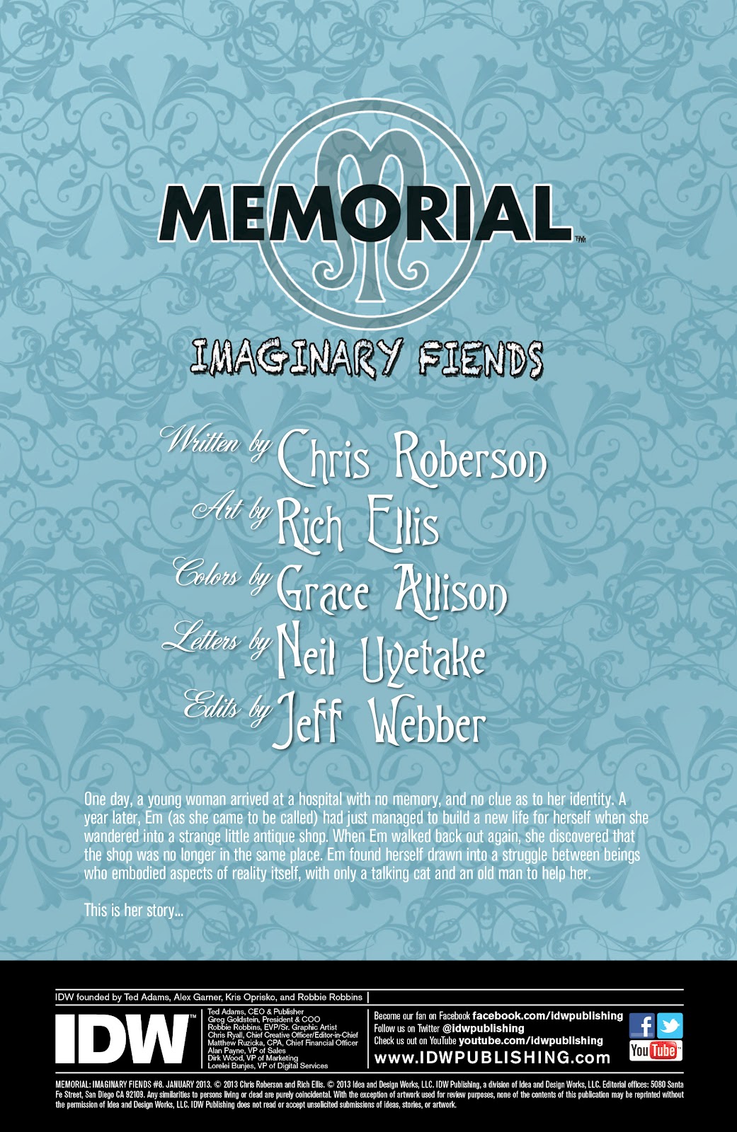 Memorial: Imaginary Fiends issue 8 - Page 2