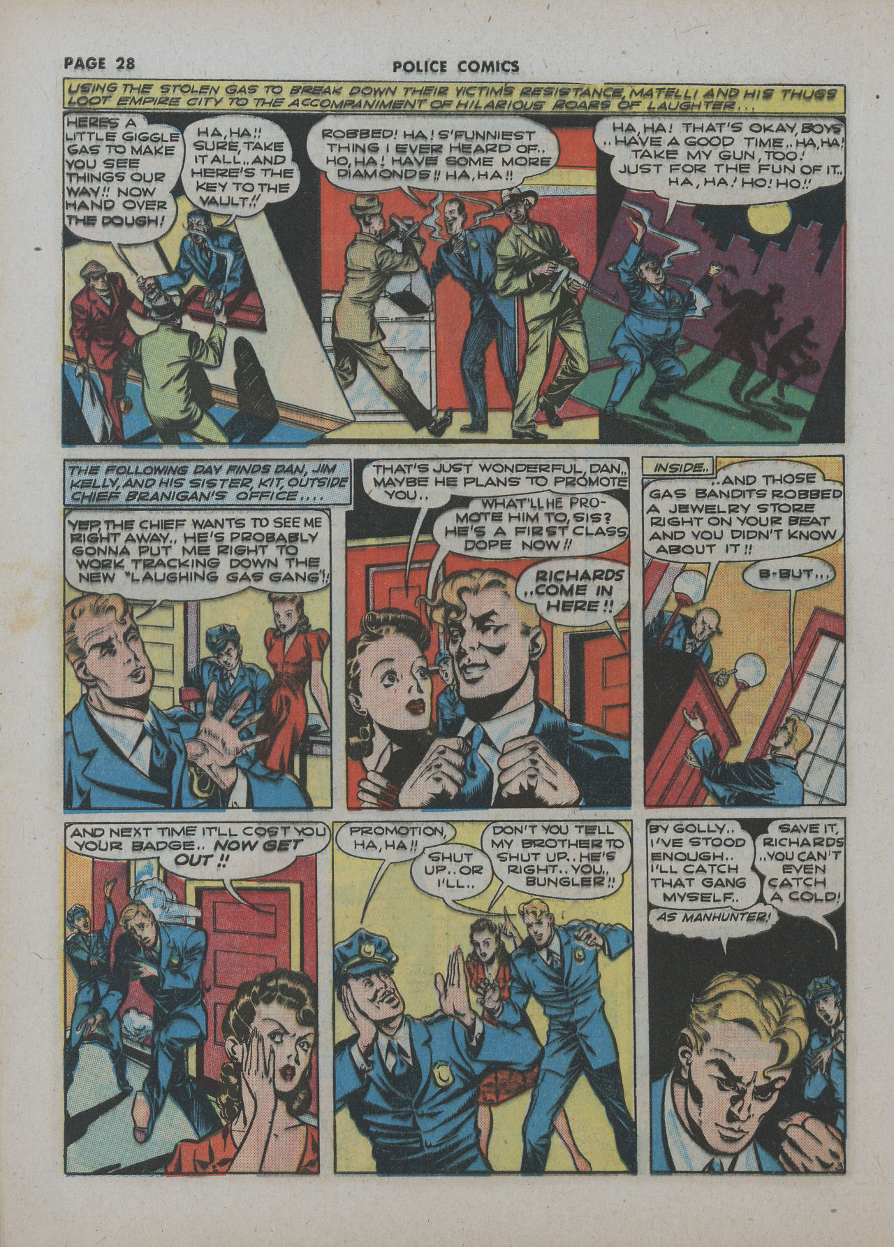Read online Police Comics comic -  Issue #11 - 30