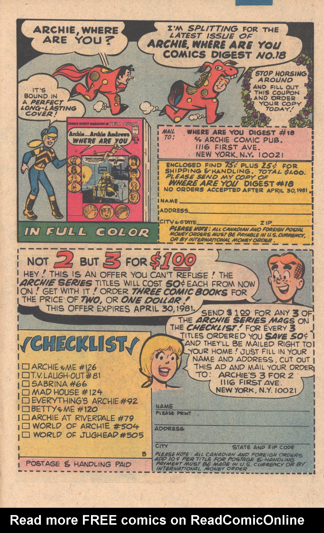 Read online Life With Archie (1958) comic -  Issue #222 - 27