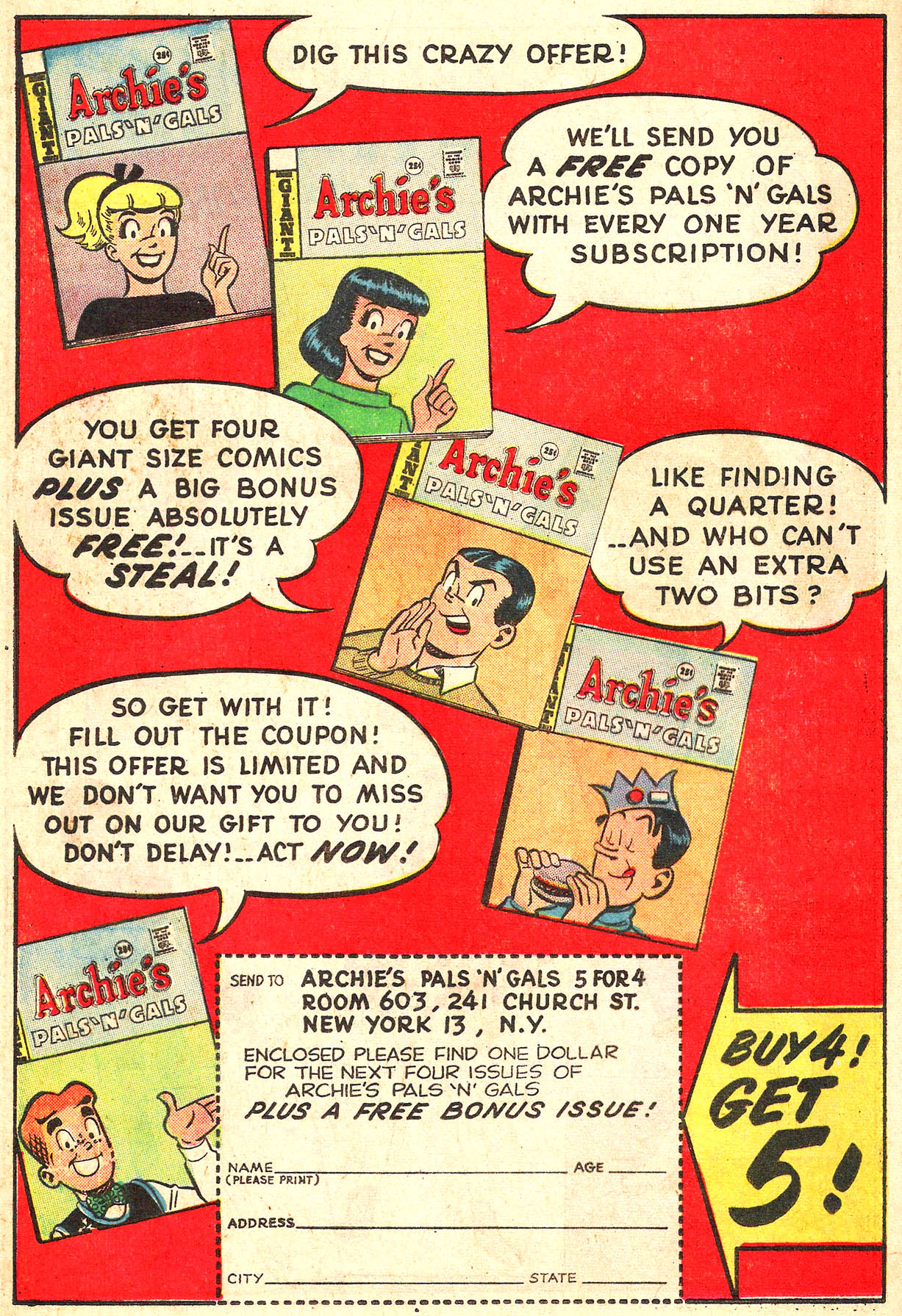 Read online Archie's Pals 'N' Gals (1952) comic -  Issue #35 - 46