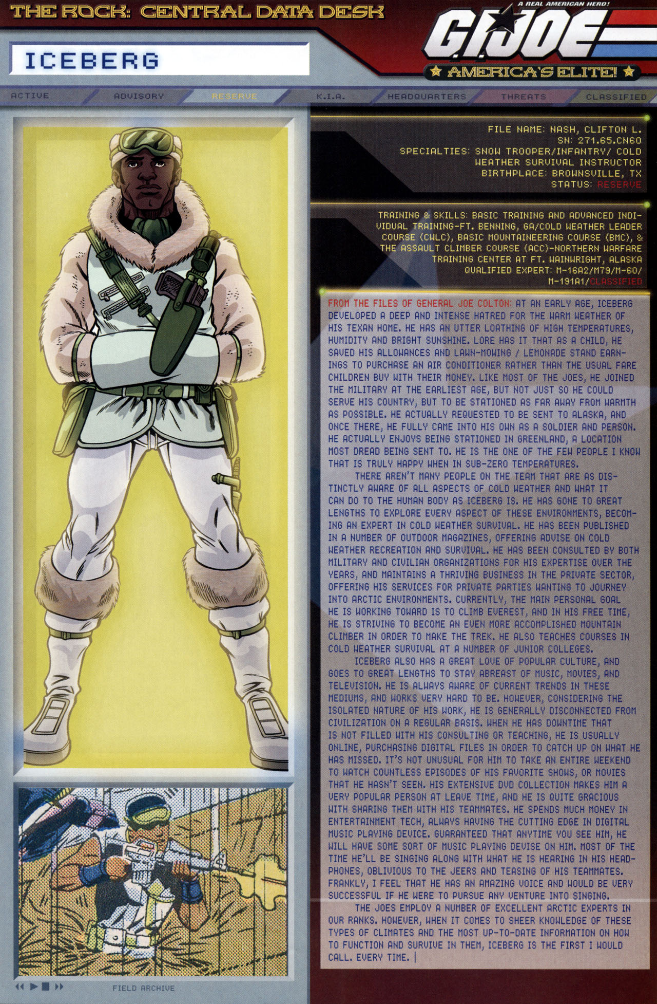 Read online G.I. Joe: Data Desk Handbook comic -  Issue #2 - 30