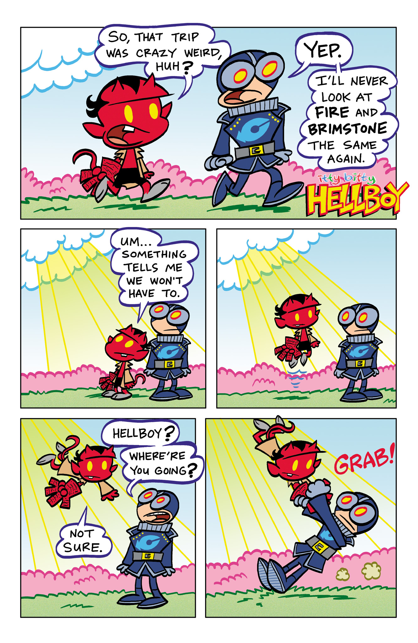 Read online Itty Bitty Hellboy comic -  Issue #4 - 3
